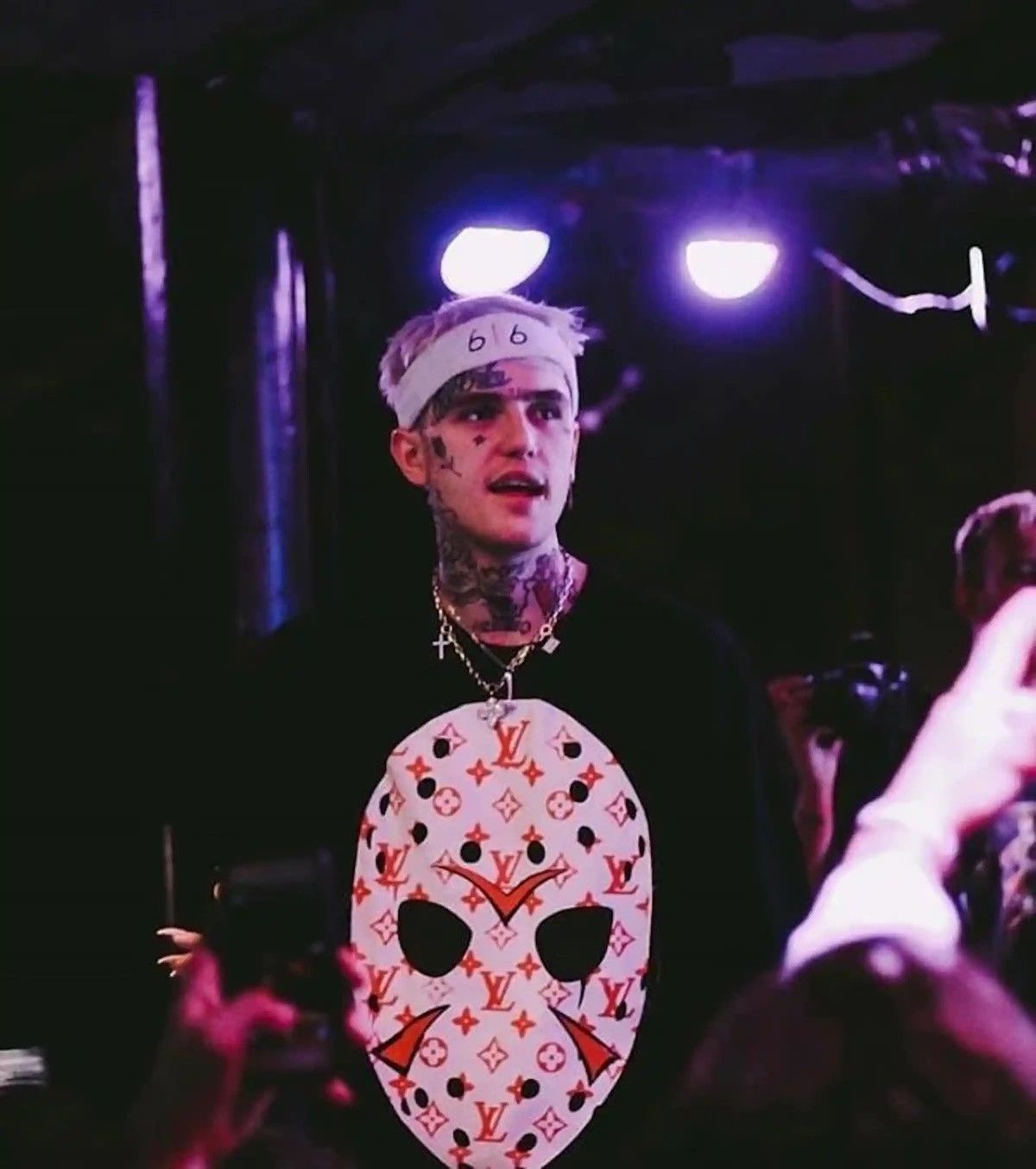 Image of Abvhvn x Lil Peep Freddy Krueger L/s Tee in Black, Men's (Size 2XL)