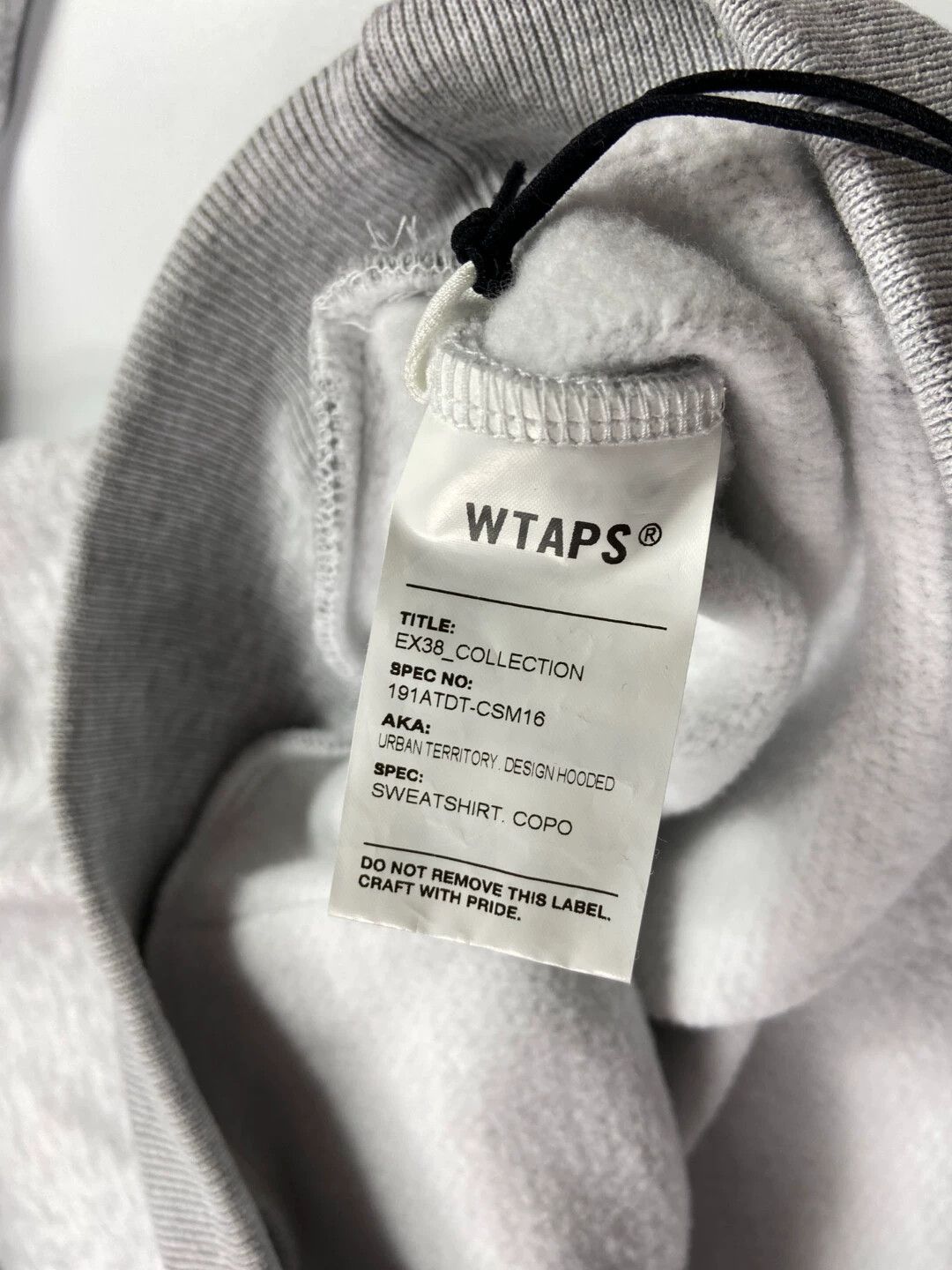 Wtaps WTAPS URBAN TERRITORY.DESIGN Hooded Sweatshirt L/XL Size US L / EU 52-54 / 3 - 5 Thumbnail