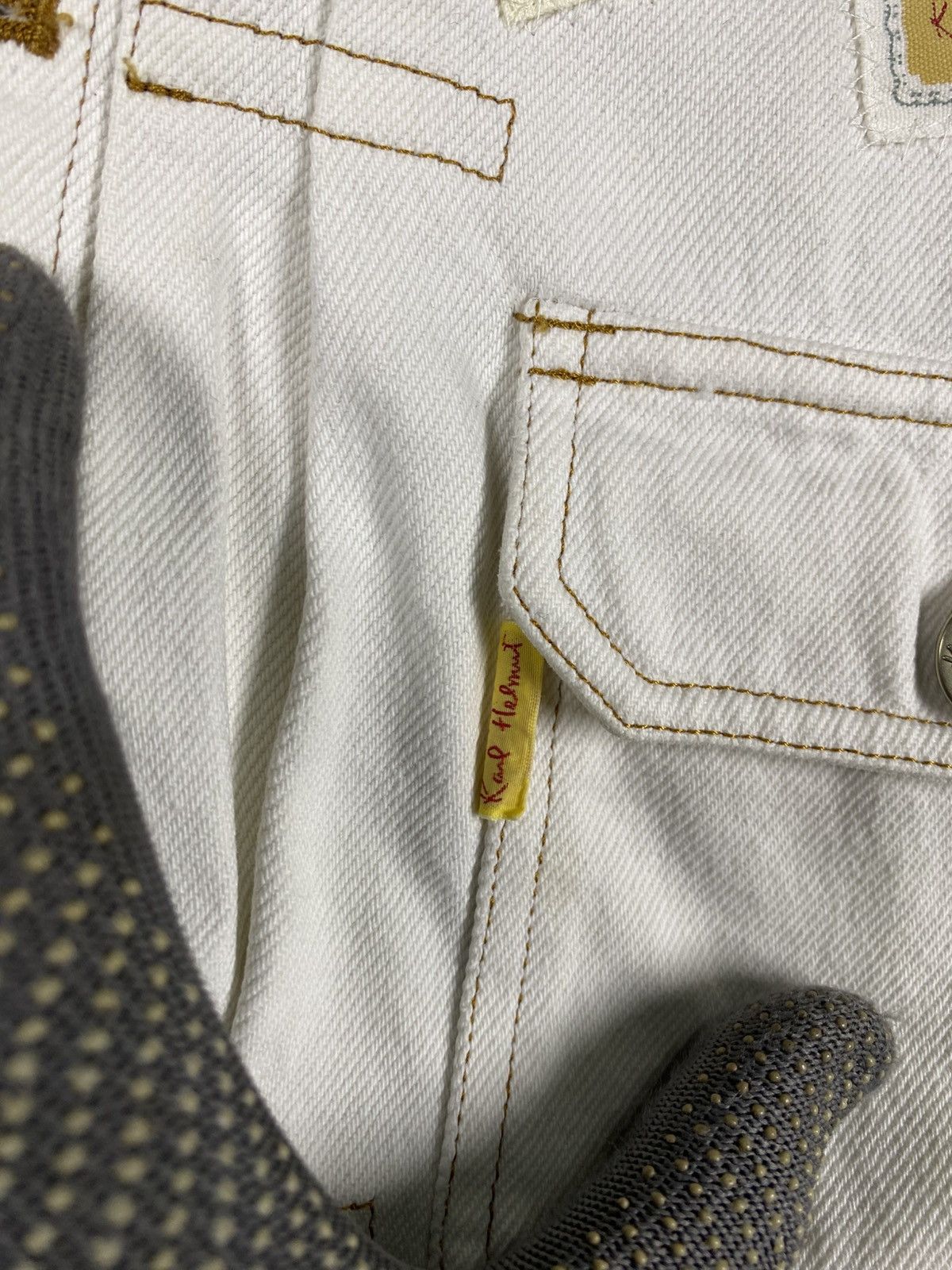 Karl Helmut Vintage Karl Helmut Patchwork Denim Jacket White Japanese Size US M / EU 48-50 / 2 - 10 Thumbnail
