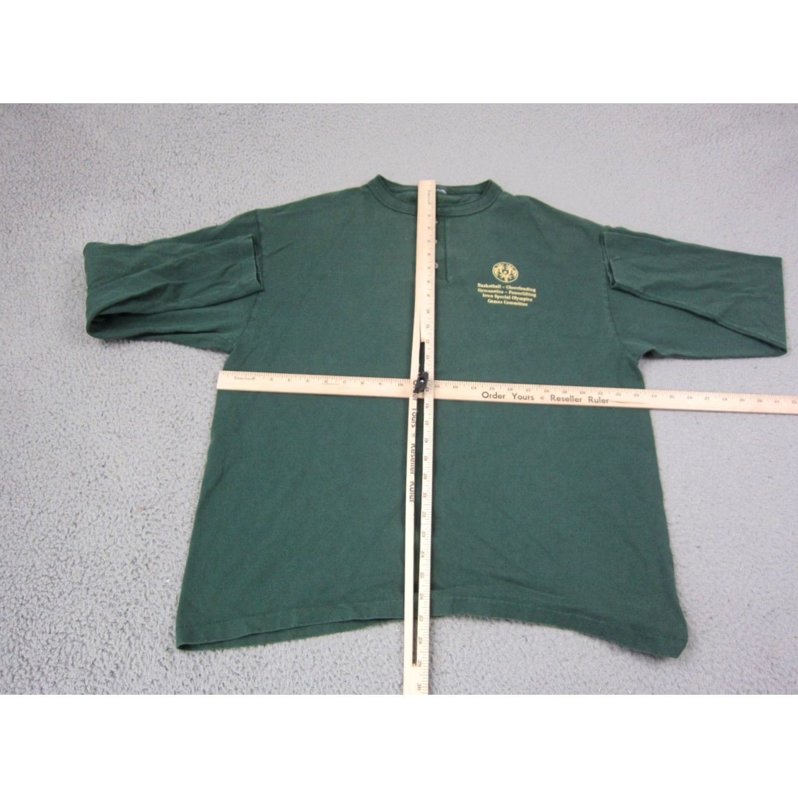 Vintage VINTAGE Special Olympics Iowa Shirt Adult XL Green Single Stitch Size US XL / EU 56 / 4 - 5 Thumbnail