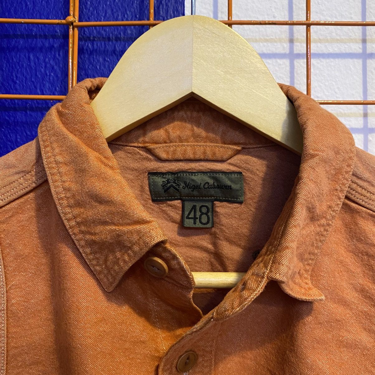 Nigel Cabourn Nigel Cabourn Shirt Button Up Military Pocket Japanese Brand Size US M / EU 48-50 / 2 - 7 Thumbnail