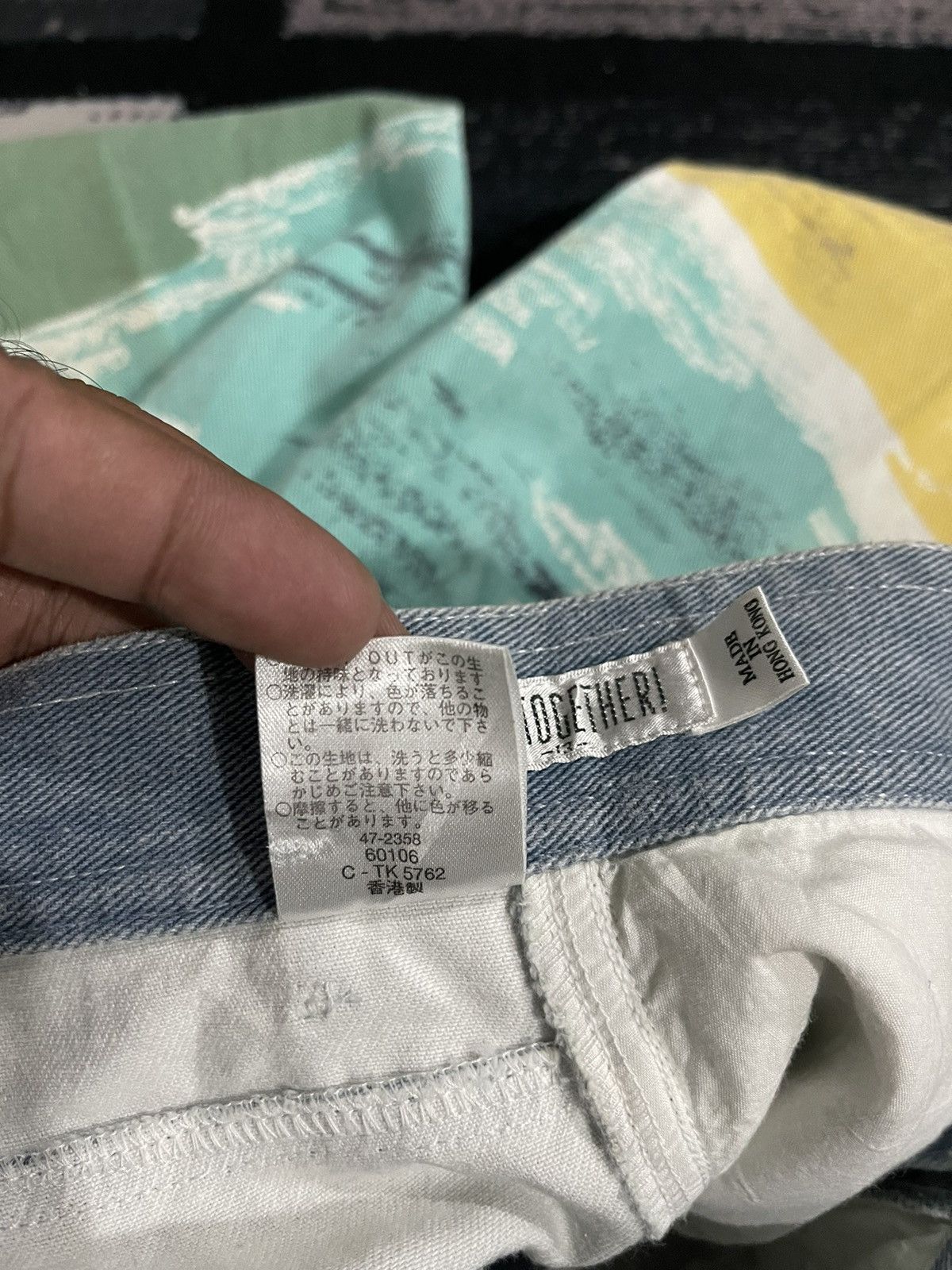 Japanese Brand × Vintage Vintage Together Jeans Print Island Size 28" / US 6 / IT 42 - 10 Thumbnail