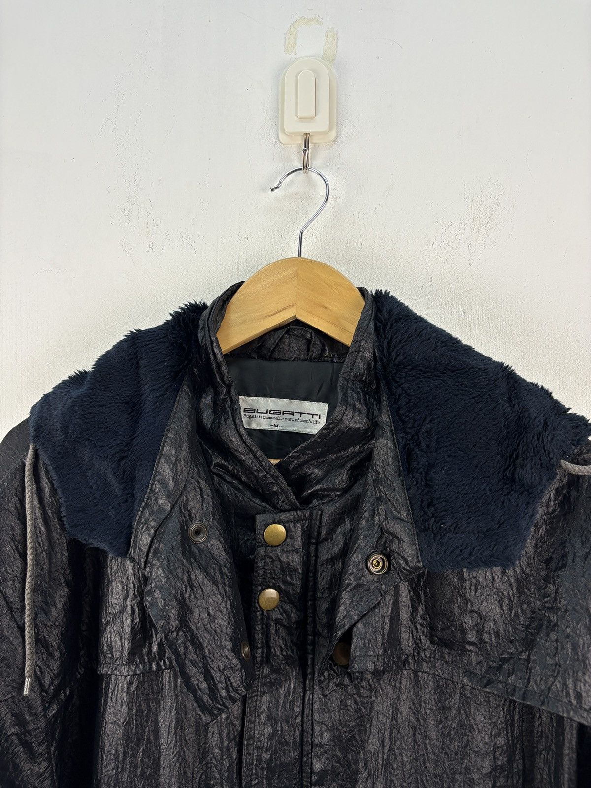 Bugatti × Vintage Vintage Bugatti Nylon Jacket Parka Hoodie Size US M / EU 48-50 / 2 - 3 Thumbnail