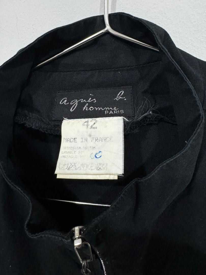 agnes b. Vintage Agnes B. Zipper Black Shirt Size US M / EU 48-50 / 2 - 3 Thumbnail