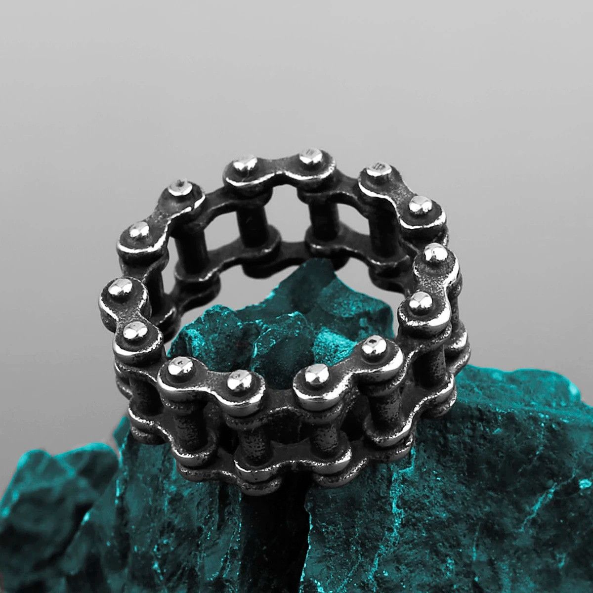 Vintage Motorcycle Car Chain Ring Size 44 - 4 Thumbnail