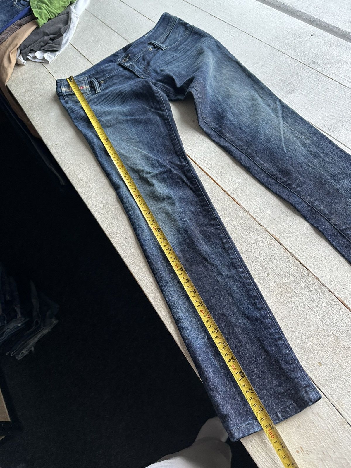 Diesel 🚨Gothic Diesel Regular Slim relax Flared Jeans Womens Size 31" - 14 Thumbnail