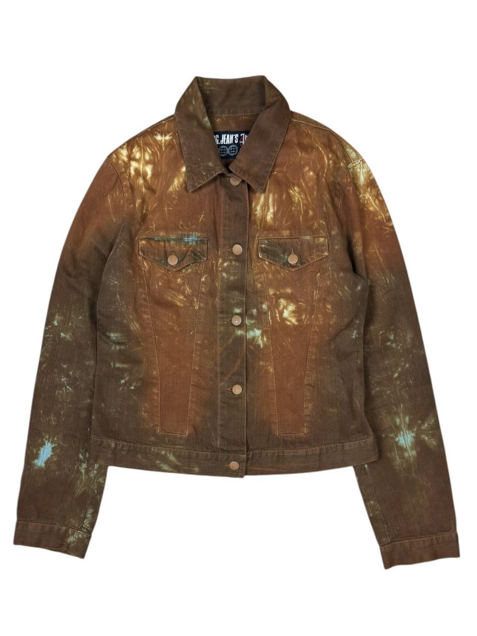 Jean Paul Gaultier × Vintage Jean Paul Gaultier Denim Flame Jacket Size US S / EU 44-46 / 1 - 1 Thumbnail
