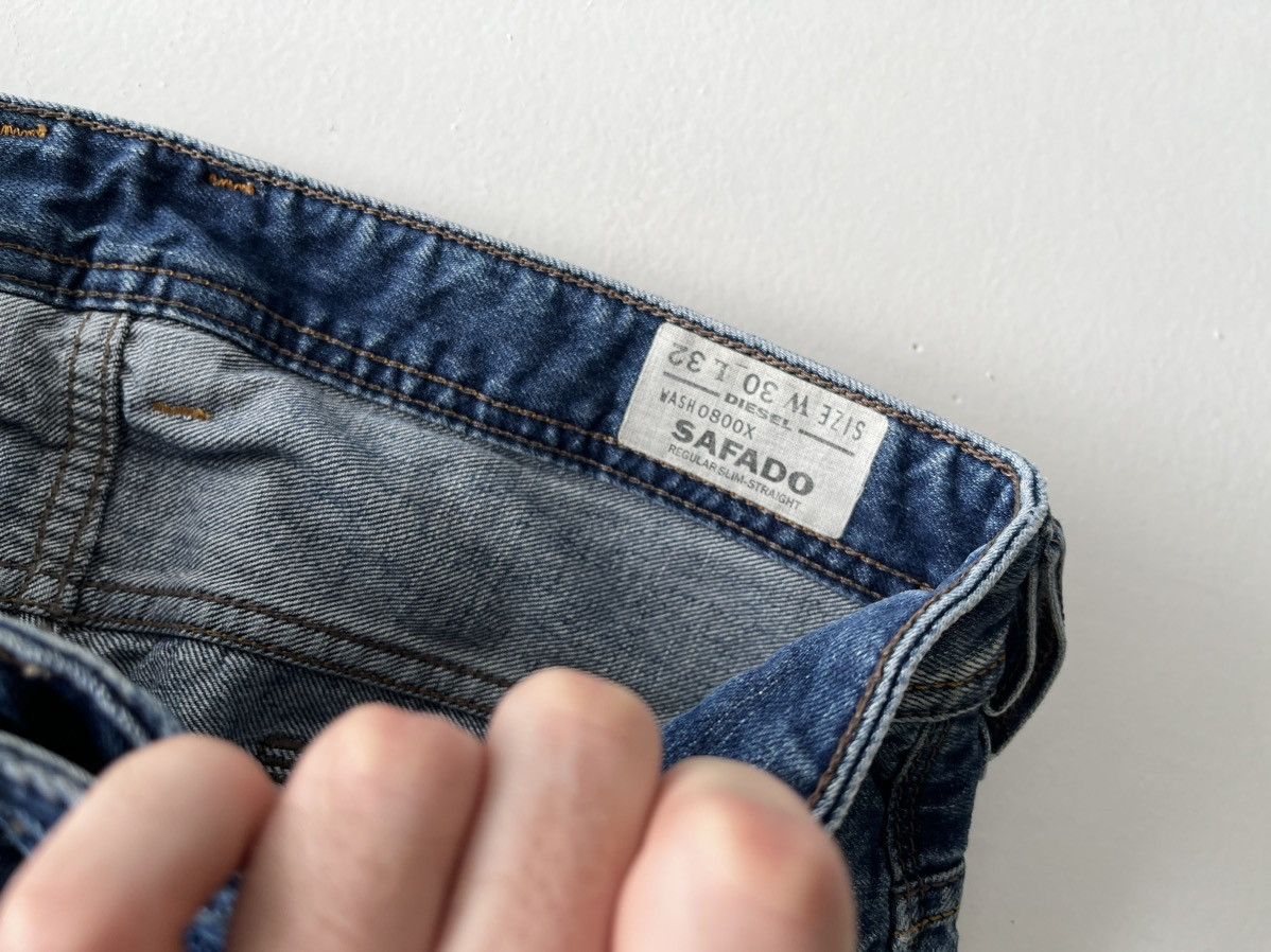 Diesel × Vintage Vntage 90 Diesel Disstresed washed Flare Low Rise jeans Y2k Size US 30 / EU 46 - 7 Thumbnail