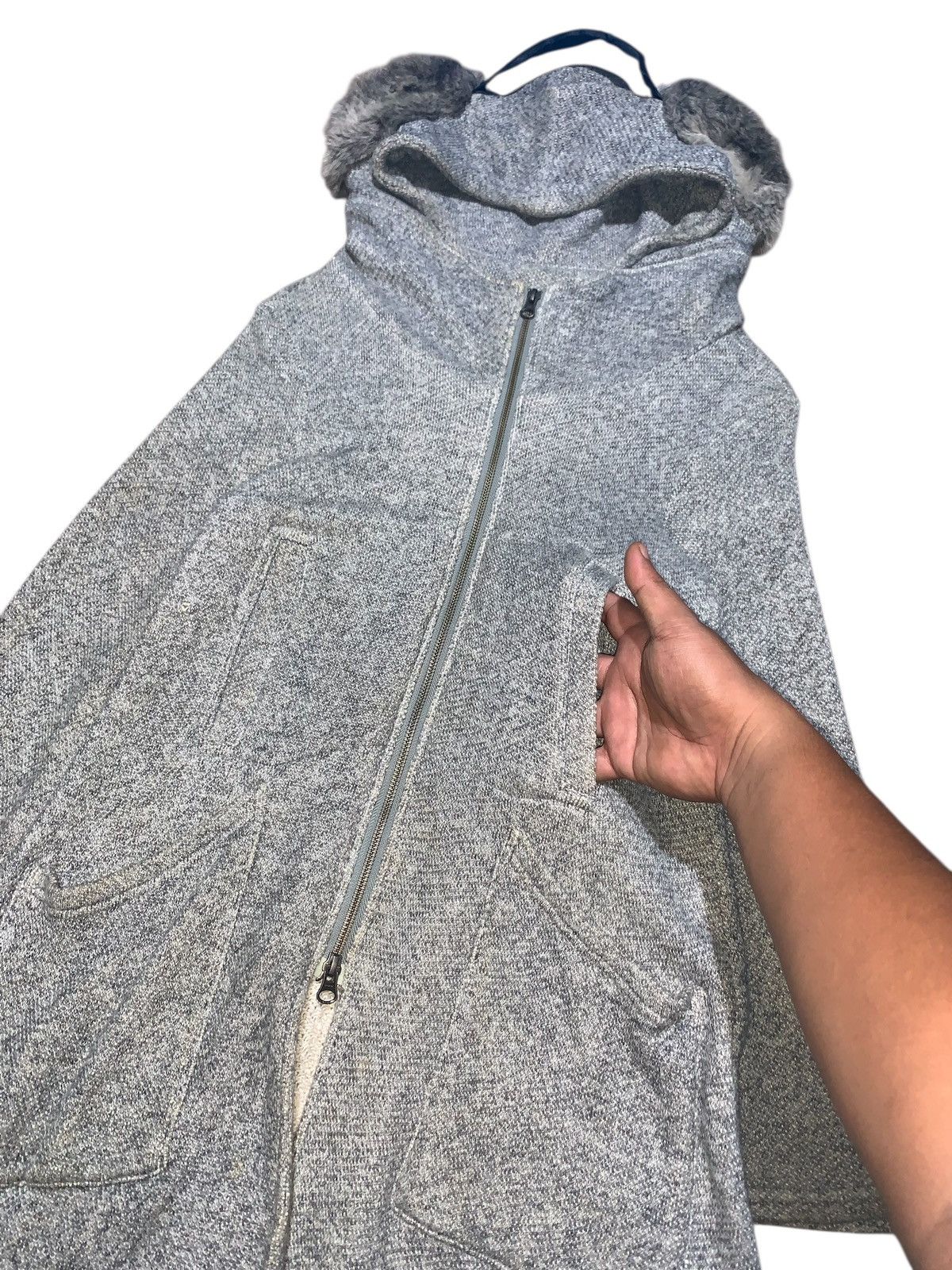Le Grande Bleu (L.G.B.) Chaolu LAB leather + fur walkman double zip parka hoodie Size M / US 6-8 / IT 42-44 - 3 Thumbnail