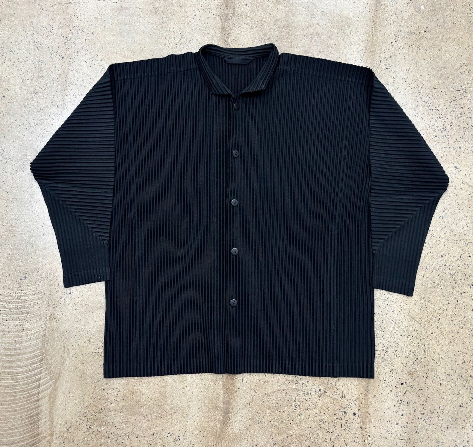 Issey Miyake Issey Miyake Pleated Jacket Size 3 JJ111 Size US L / EU 52-54 / 3 - 1 Thumbnail