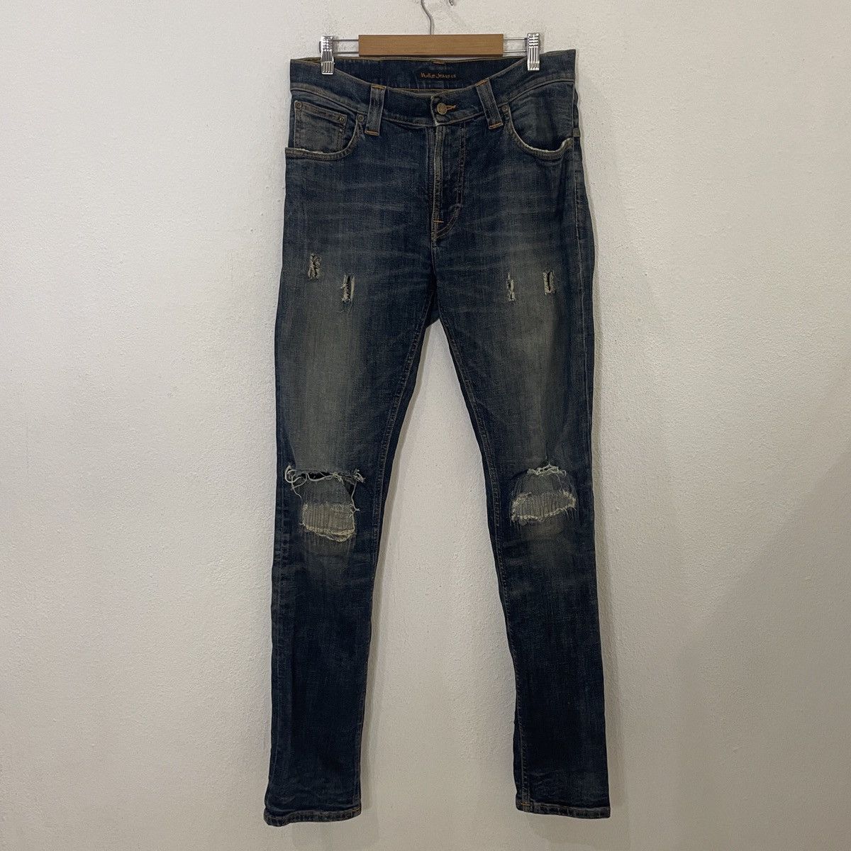 Nudie Jeans Vintage Nudie Jeans Japan Distressed Denim Size US 32 / EU 48 - 1 Thumbnail