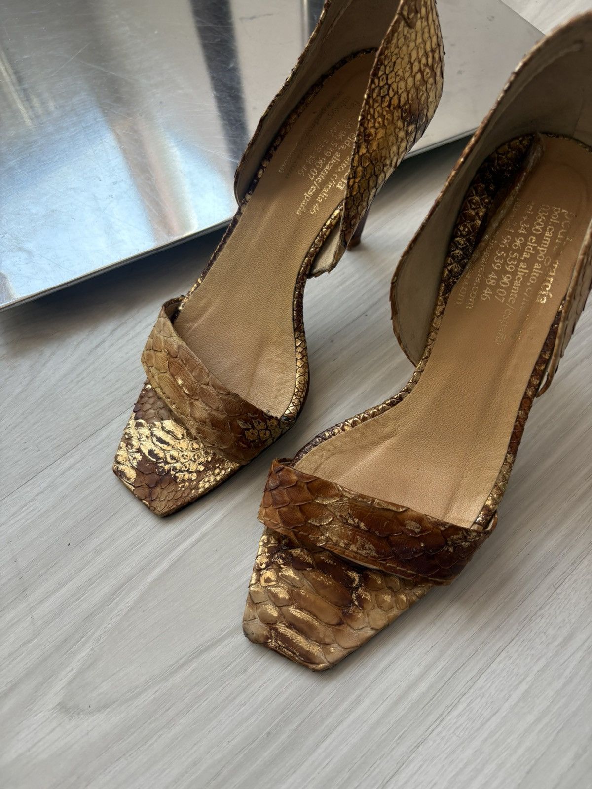 Pedro Garcia Pedro Garcia python snake heels Size US 6.5 / IT 36.5 - 12 Thumbnail