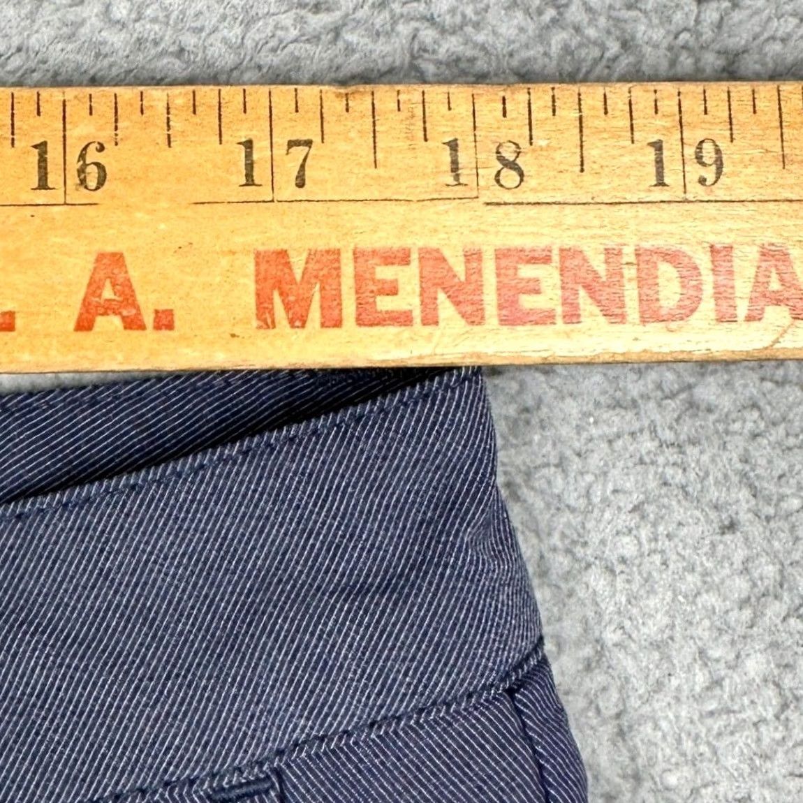 TravisMathew TravisMathew Pants Mens 36 Blue Grey Golf Chino Flat Front Stretch Performance Pocket Slash Size US 36 / EU 52 - 4 Thumbnail