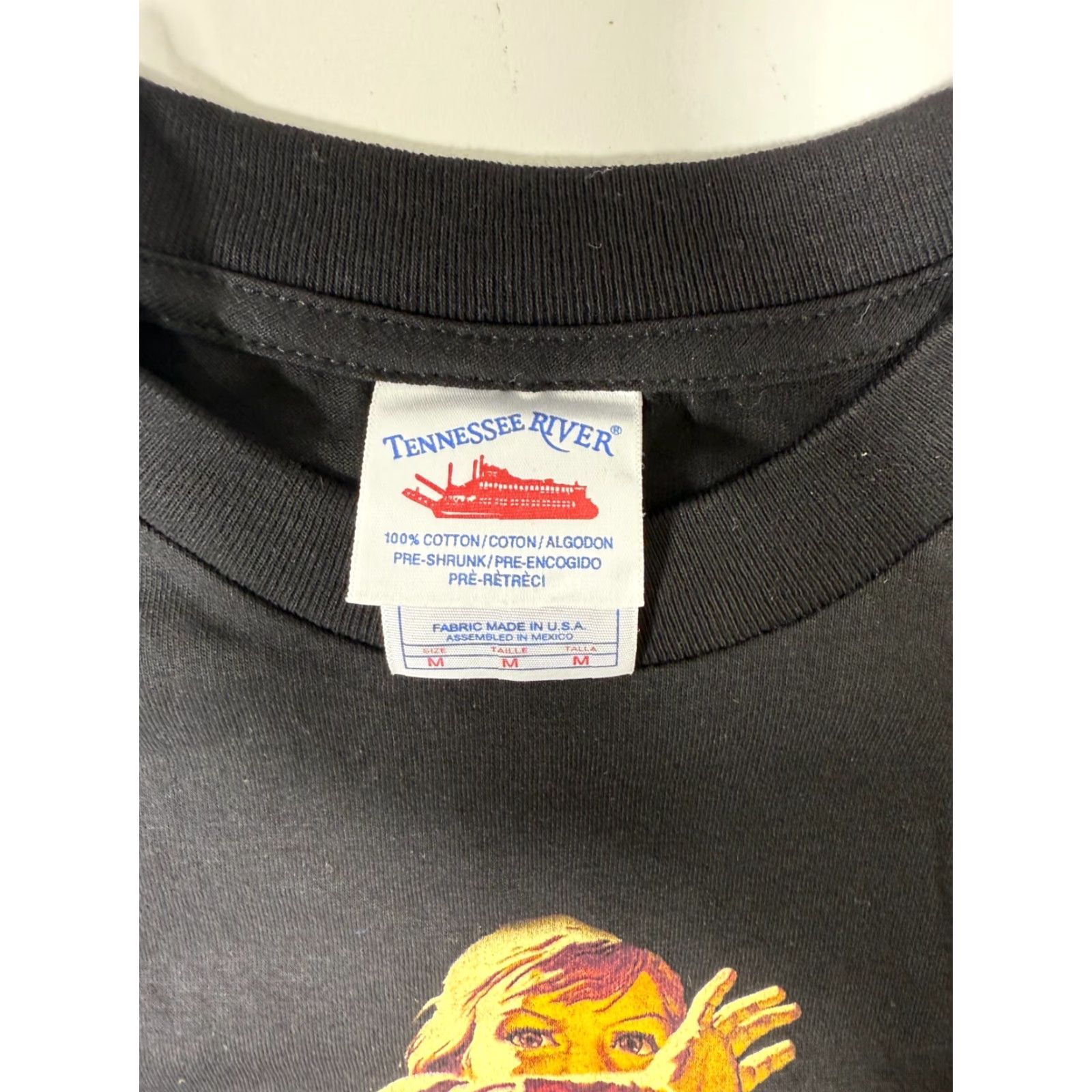 Vintage VINTAGE TENNESEE RIVER Primus T-Shirt Main Tour Fromage 2003 Graphic Print Short Sleeve Mens M Black 2000s Y2K Promo Size US M / EU 48-50 / 2 - 2 Thumbnail