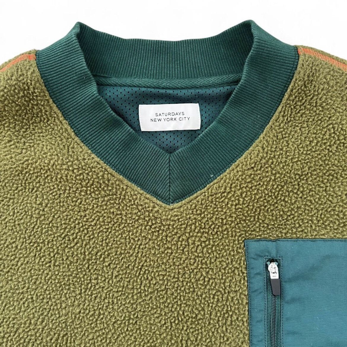 Saturdays NYC Saturdays NYC Seneca Fleece Pullover – Army Green Size US XS / EU 42 / 0 - 5 Thumbnail