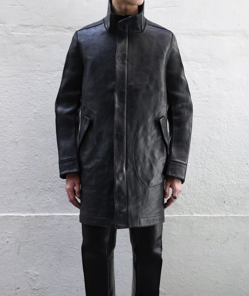 Carol Christian Poell Carol Christian Poell Box Leather Parka Size US L / EU 52-54 / 3 - 1 Thumbnail