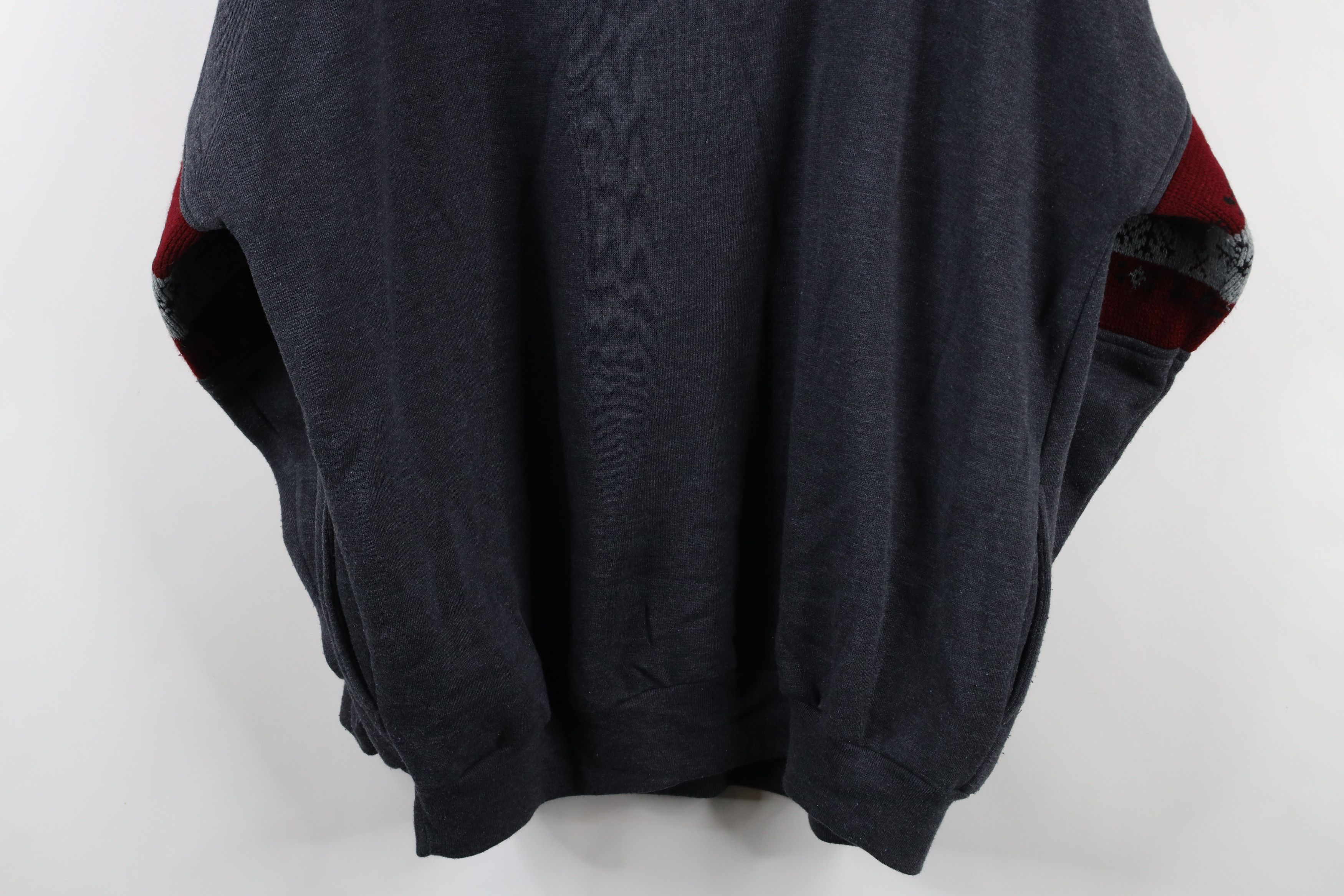 Vintage Vintage 90s Streetwear Snowflake Pullover Sweatshirt Gray Size US XL / EU 56 / 4 - 11 Thumbnail