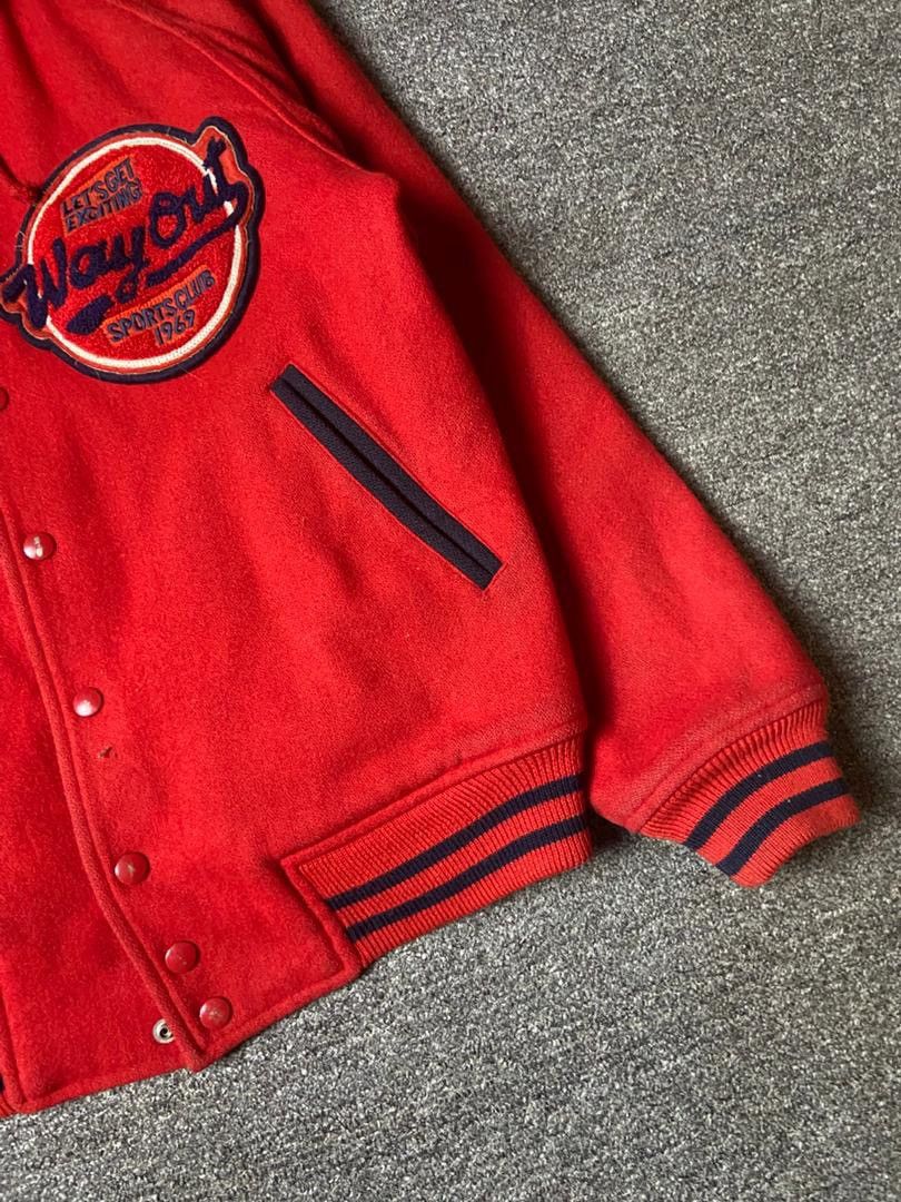 Japanese Brand Way Out Japanese Brand Wool Blend Varsity Jacket (178) Size US M / EU 48-50 / 2 - 10 Thumbnail