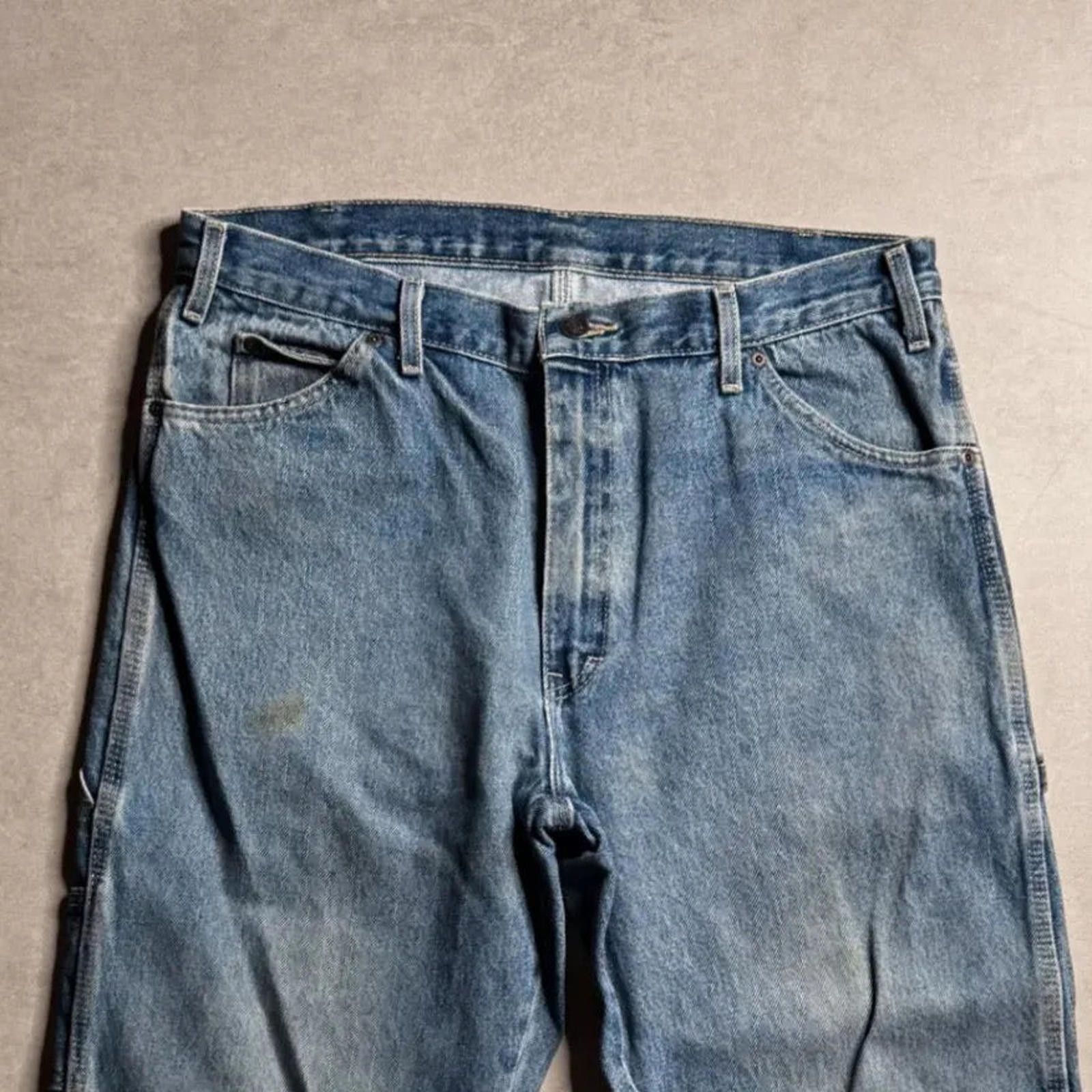 Dickies Vintage Dickies Blue Pants - 36x32 Size US 36 / EU 52 - 3 Thumbnail