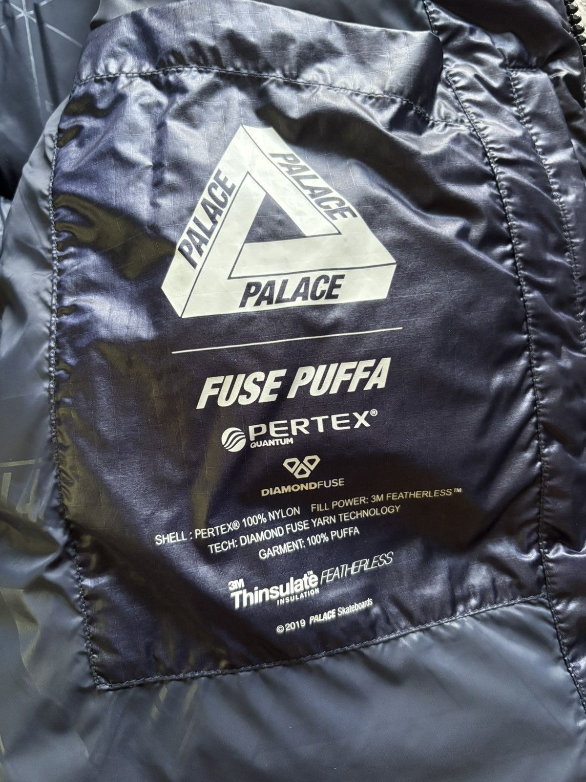 Palace Palace Pertex Puff Jacket Navy Blue Size US M / EU 48-50 / 2 - 5 Thumbnail