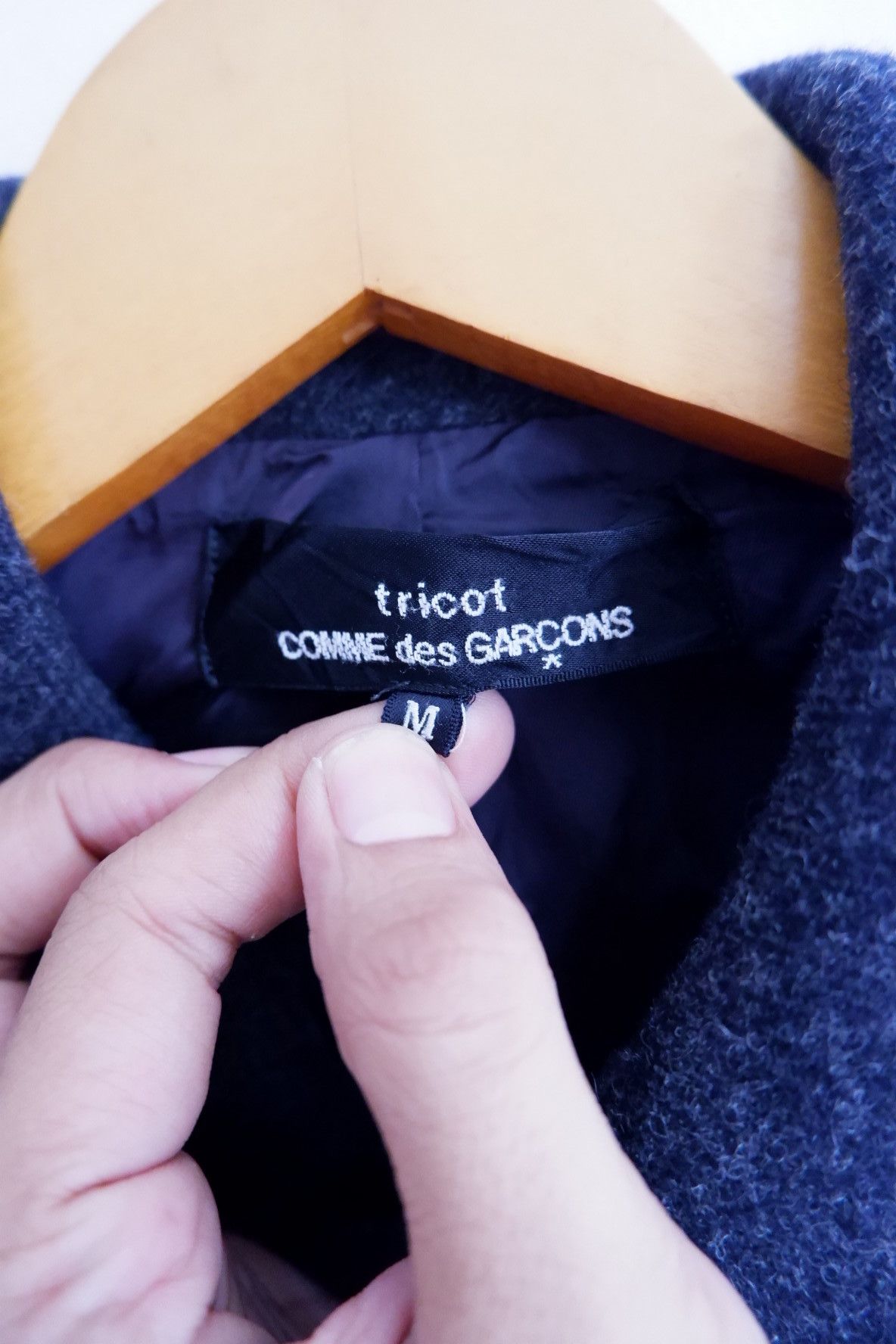 Tricot Comme des Garcons Vintage 2000 Tricot CDG Double Breast Wool Jacket Size M / US 6-8 / IT 42-44 - 6 Thumbnail