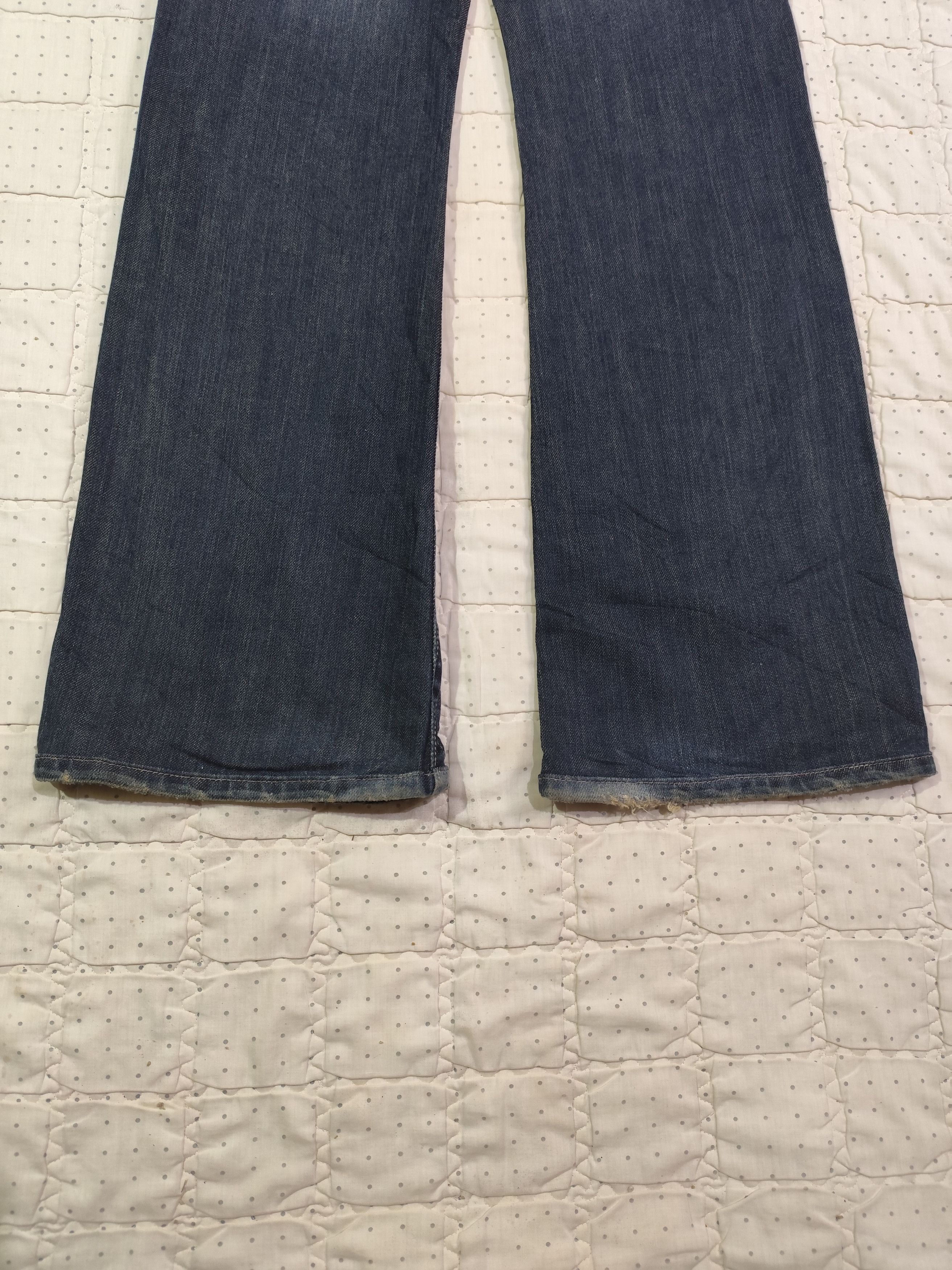 Japanese Brand Vintage Five Washed FLare Denim J022 Size 29" - 11 Thumbnail