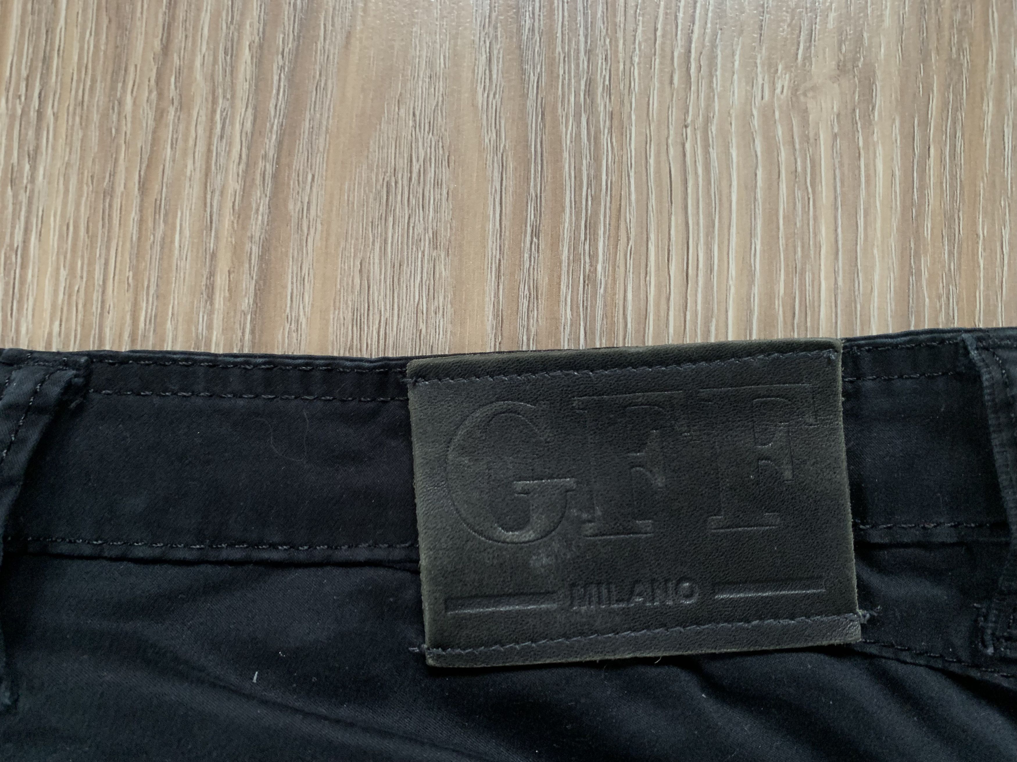 Archival Gianfranco Ferre Men's Black Stretch Pants Jeans