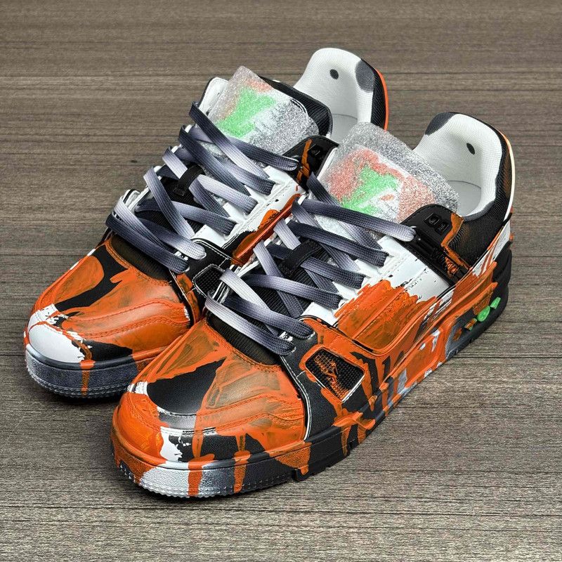 Louis Vuitton Louis Vuitton Trainer ART Collaboration Low Sneakers 0079 Size US 8 / EU 41 - 1 Thumbnail