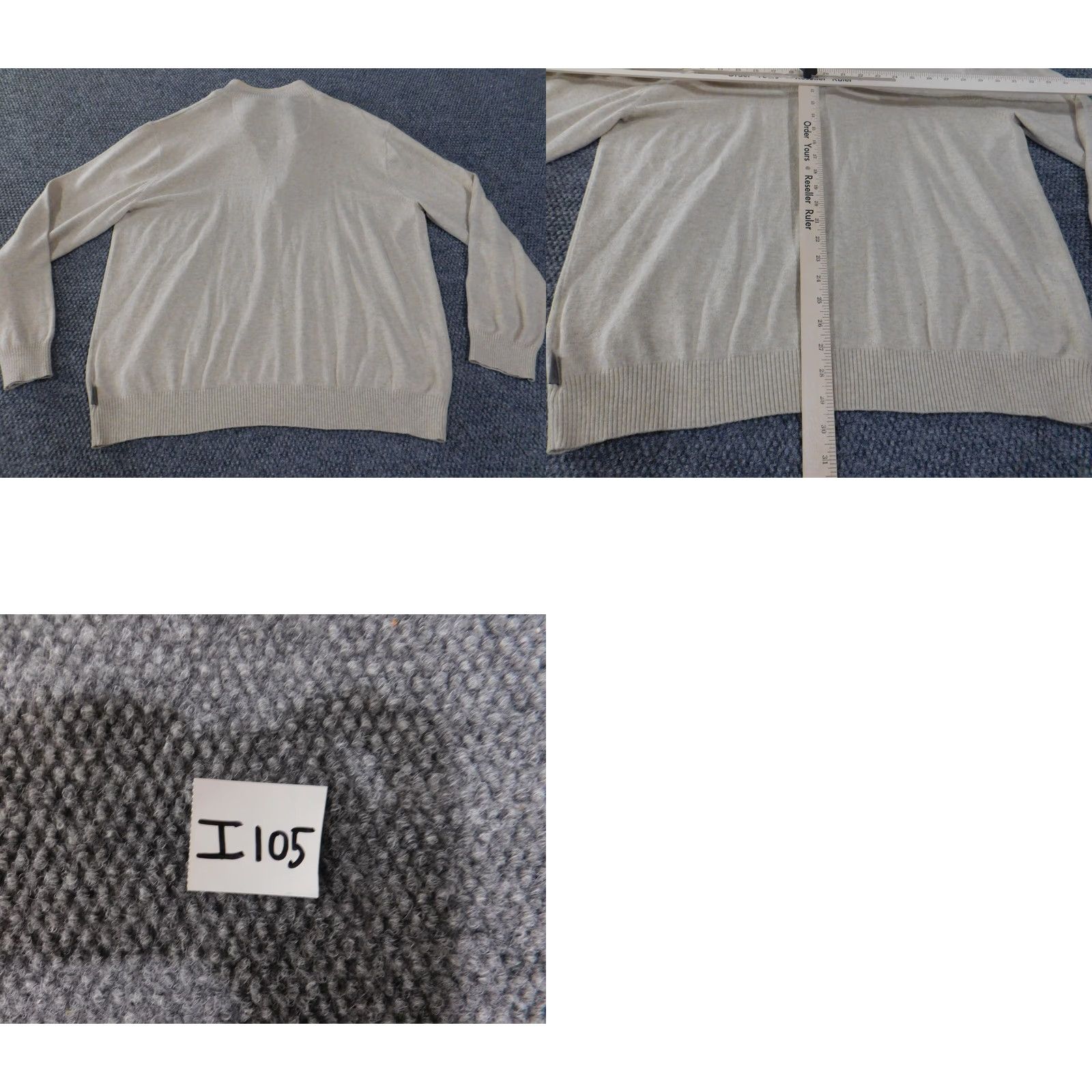 Vintage Woolrich Sweater XL Beige 1/4 Zip Pullover Knit Wool Crew Neck Men 90s Vintage Style Regular Knit Pattern Solid Size US XL / EU 56 / 4 - 9 Thumbnail