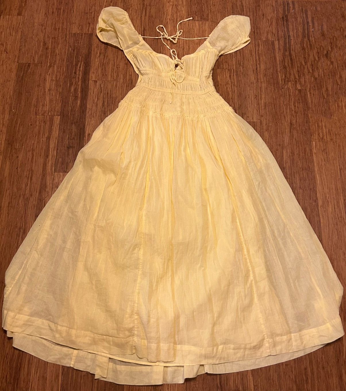 Free People Free People Feeling Bonita Shirred Maxi Dress size S Size S / US 4 / IT 40 - 9 Thumbnail