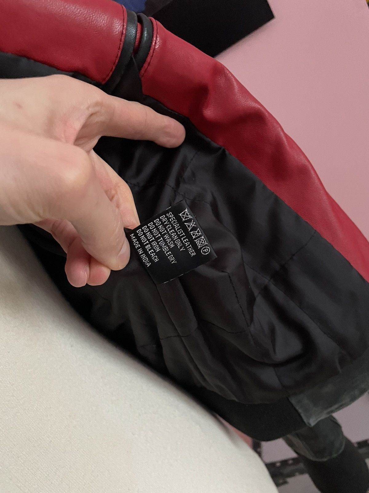 Kid Cudi × Surface To Air 2011 Surface to Air x Kid Cudi Mr. Rager Fire Leather Jacket Size US L / EU 52-54 / 3 - 12 Thumbnail