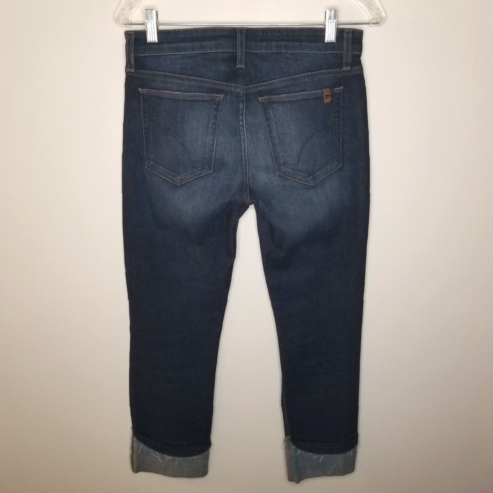 Vintage JOES Jeans Cuffed Straight Stretch Capris Women 27x25.5 Blue Size 27 Womens Capris Size 27" / US 4 / IT 40 - 5 Thumbnail