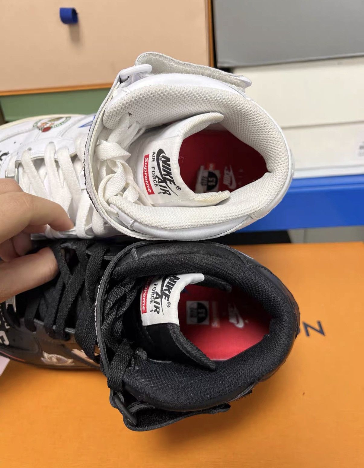 Supreme Supreme x NBA x Air Force 1 Mismatched J42 Size US 9.5 / EU 42-43 - 4 Thumbnail