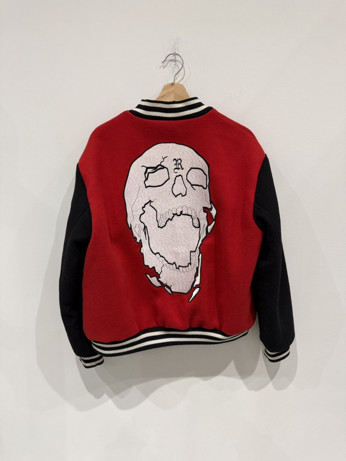 Revenge Revenge Red Varsity Skull Jacket Red Size: S Size US S / EU 44-46 / 1 - 4 Thumbnail