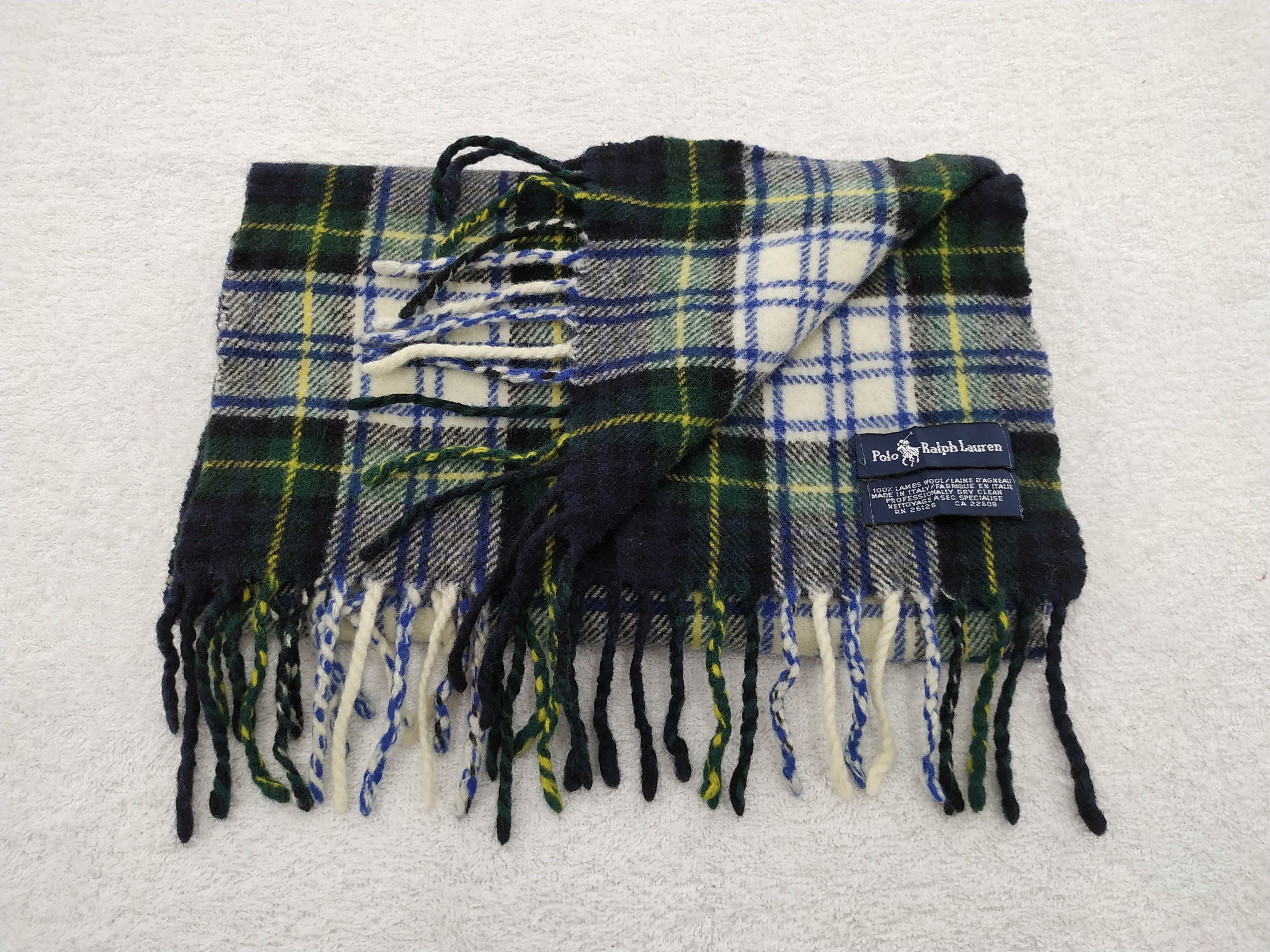 Polo Ralph Lauren Vintage Polo Ralph Lauren Wool Scarf/Muffler/Neckwear MF066 Size ONE SIZE - 4 Thumbnail