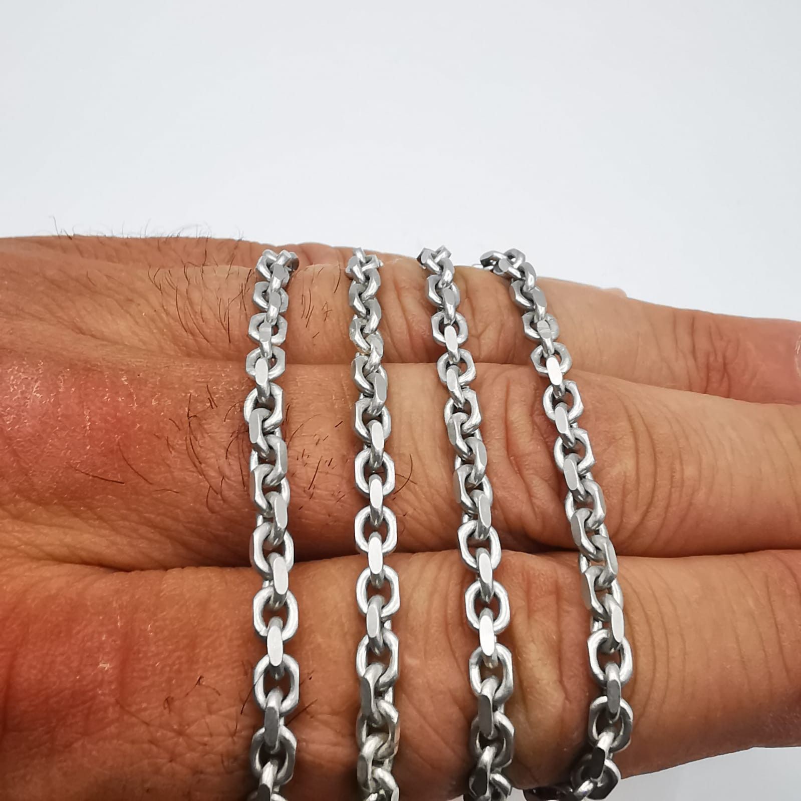 Vintage Vintage Jewelry Chain, 925 Sterling Silver 26,58g Size ONE SIZE - 7 Thumbnail