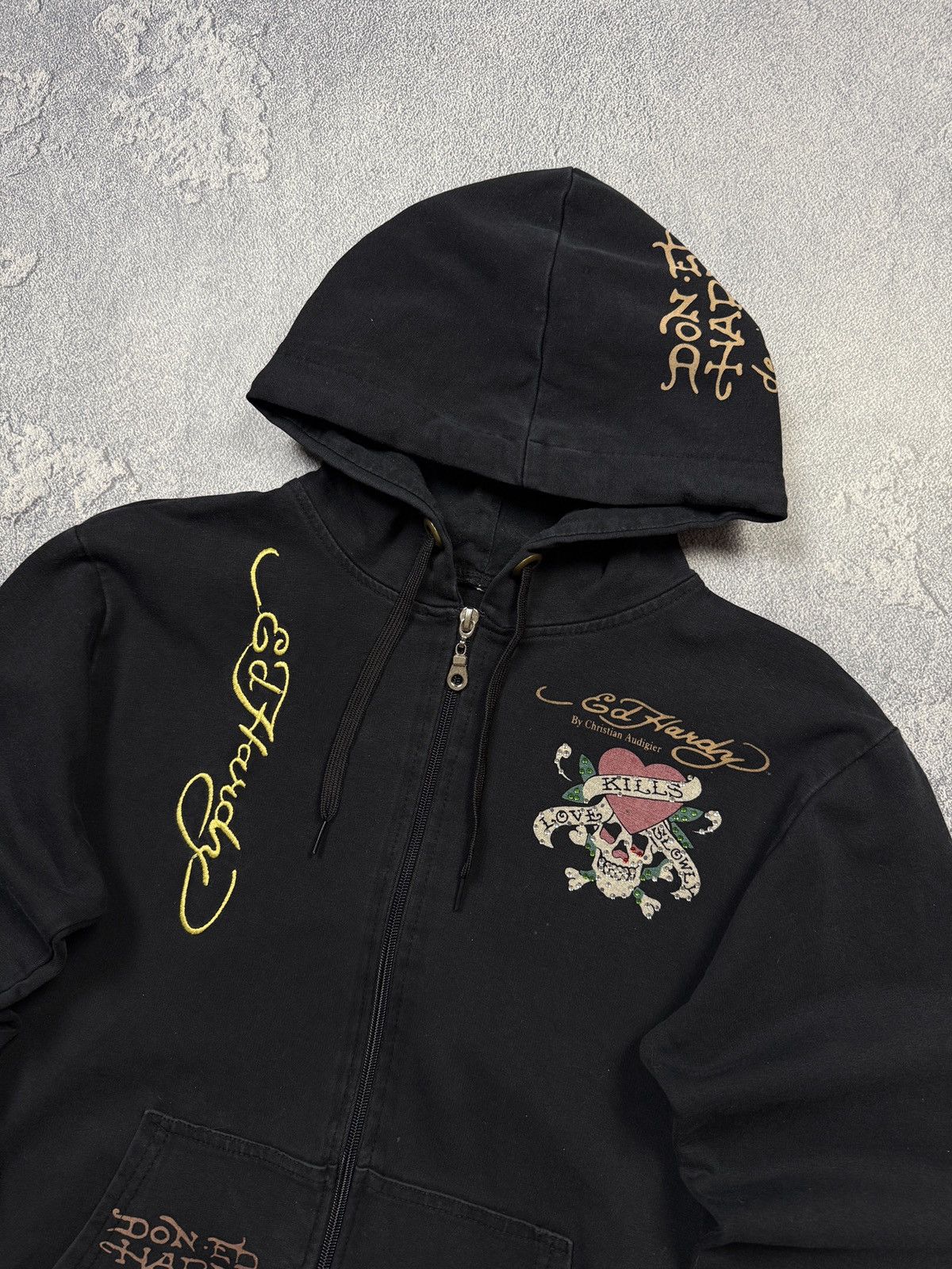 Ed Hardy Vintage Ed Hardy Hoodie Big Logo Size US S / EU 44-46 / 1 - 3 Thumbnail