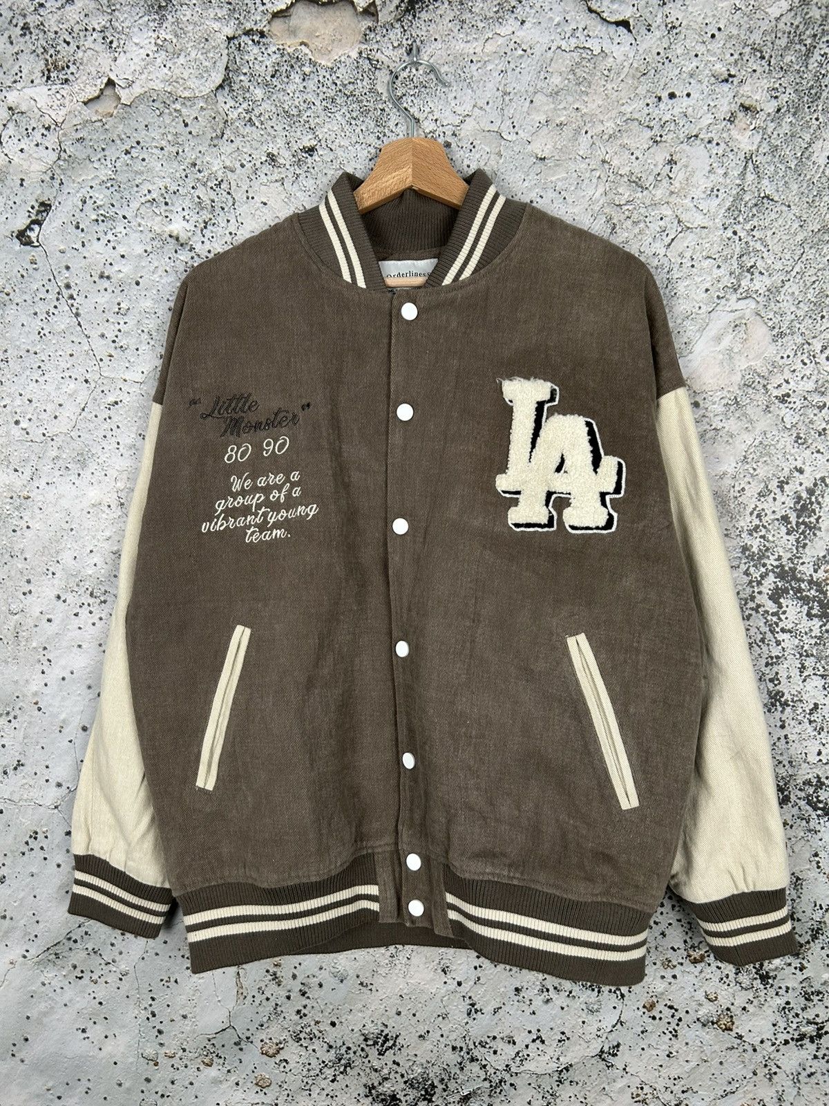 Vintage Vintage LA Varsity Jacket Streetwear Hype Skate Rock Size US M / EU 48-50 / 2 - 1 Thumbnail