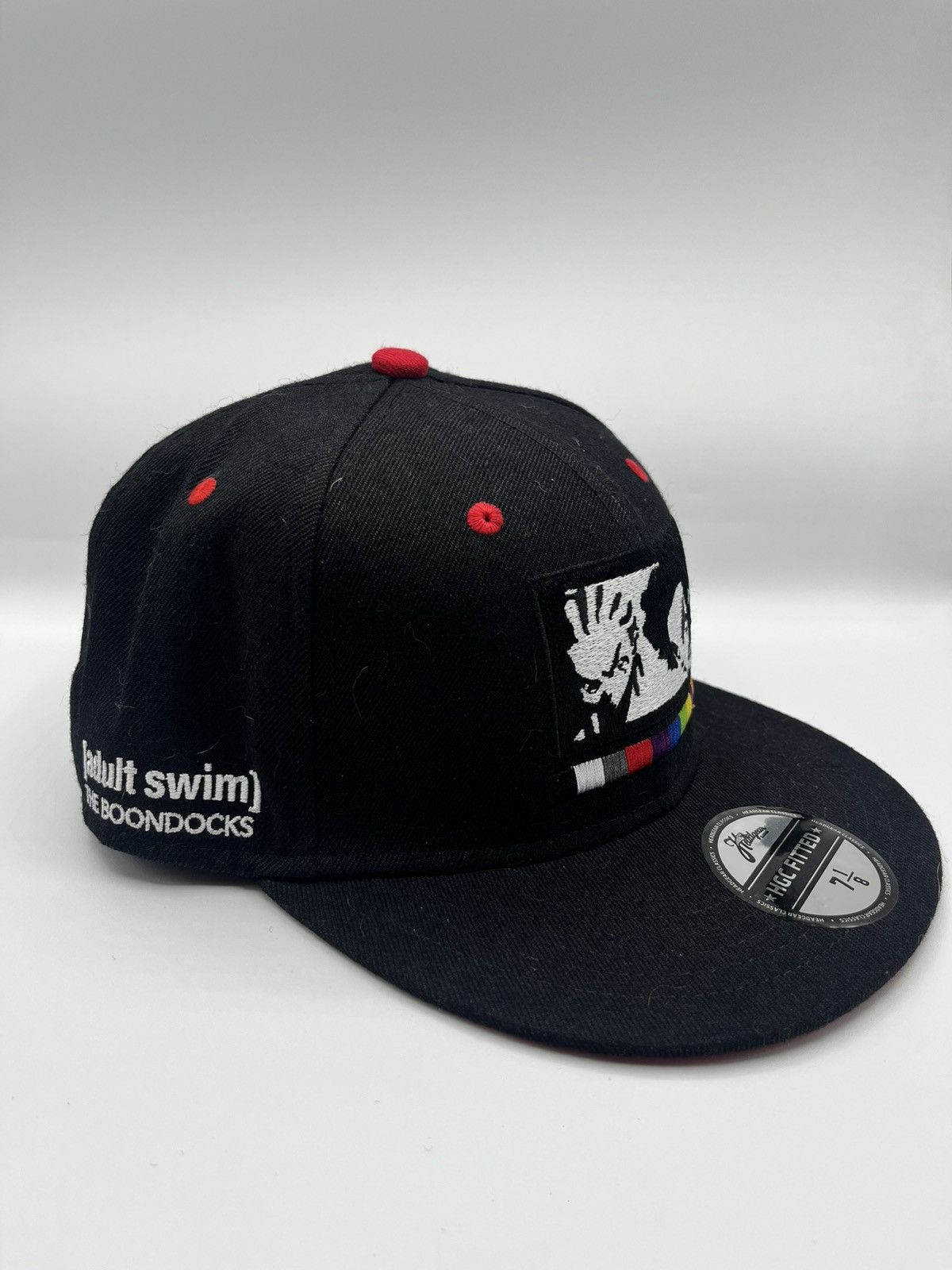 Other The Boondocks Black Adult Swim Fitted Hat Size 7 1/8 Size ONE SIZE - 6 Thumbnail