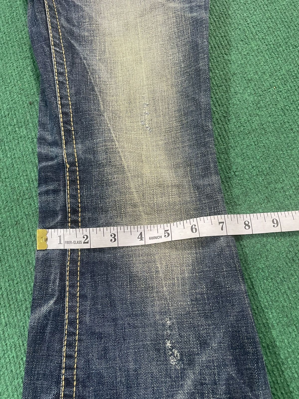 Japanese Brand Distressed Lolita Japanese Jeans Flair Cut Size US 30 / EU 46 - 15 Thumbnail