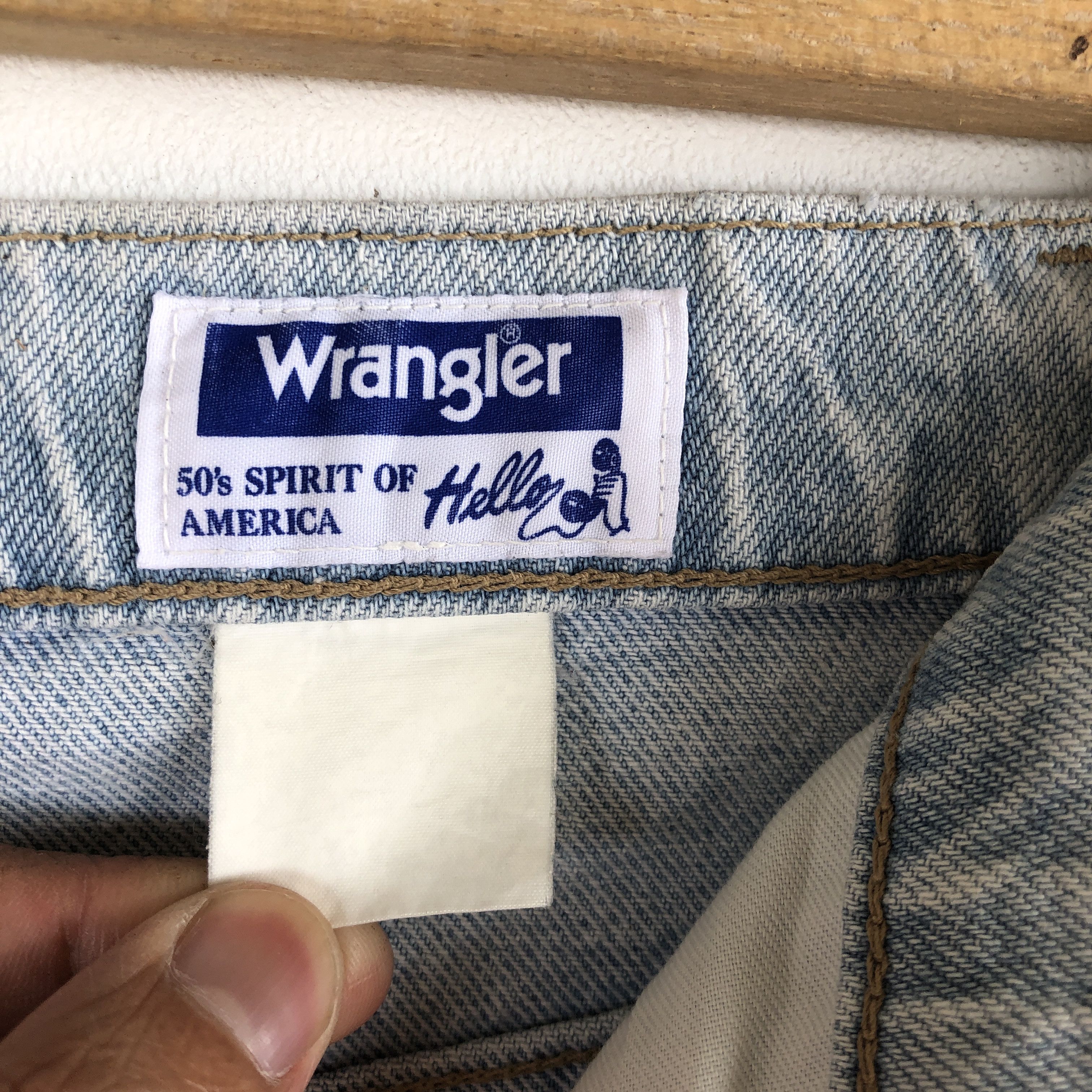 Wrangler Vintage Wrangler Sunfaded Jeans Light Wash Wrangler Denim Size 24" / US 00 / IT 34 - 7 Thumbnail