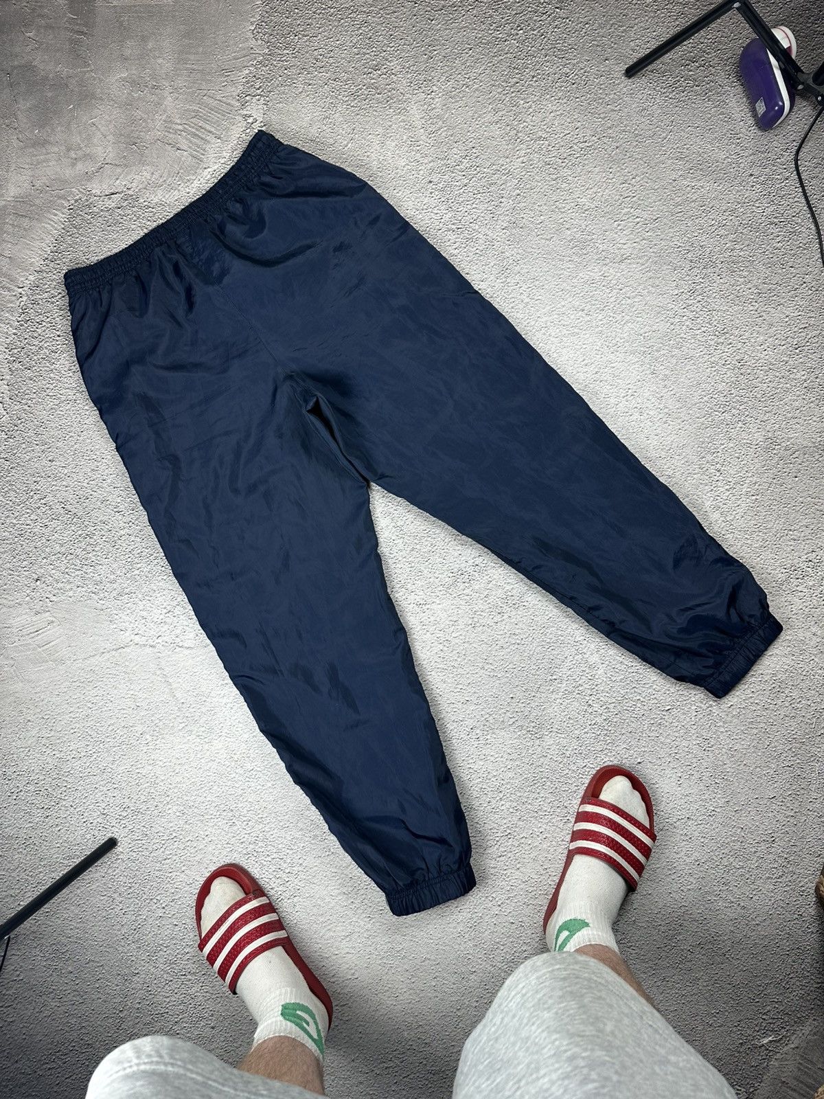 Nike Vintage Nike Nylon Track Pants Drill Y2K Style Baggy Size US 32 / EU 48 - 2 Thumbnail