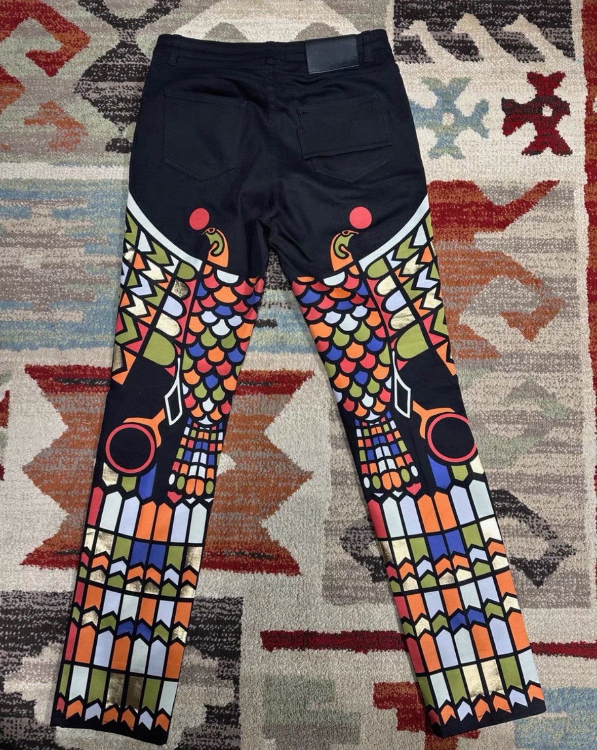 Givenchy Givenchy Ancient Egyptian Totem Print Pants 2506-Nextarrow Size US 40 / EU 56 - 2 Thumbnail
