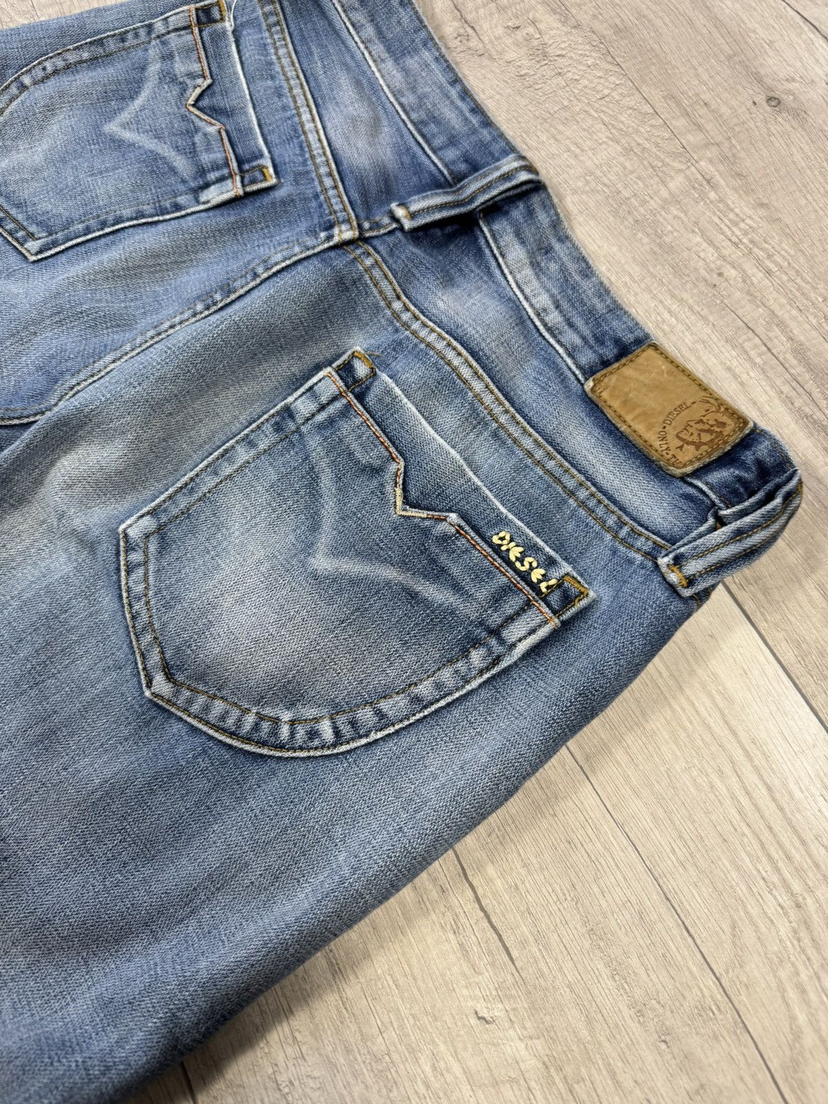 Diesel Vintage Diesel Jeans Distressed Faded Flared Wide Baggy Y2K Size US 34 / EU 50 - 3 Thumbnail
