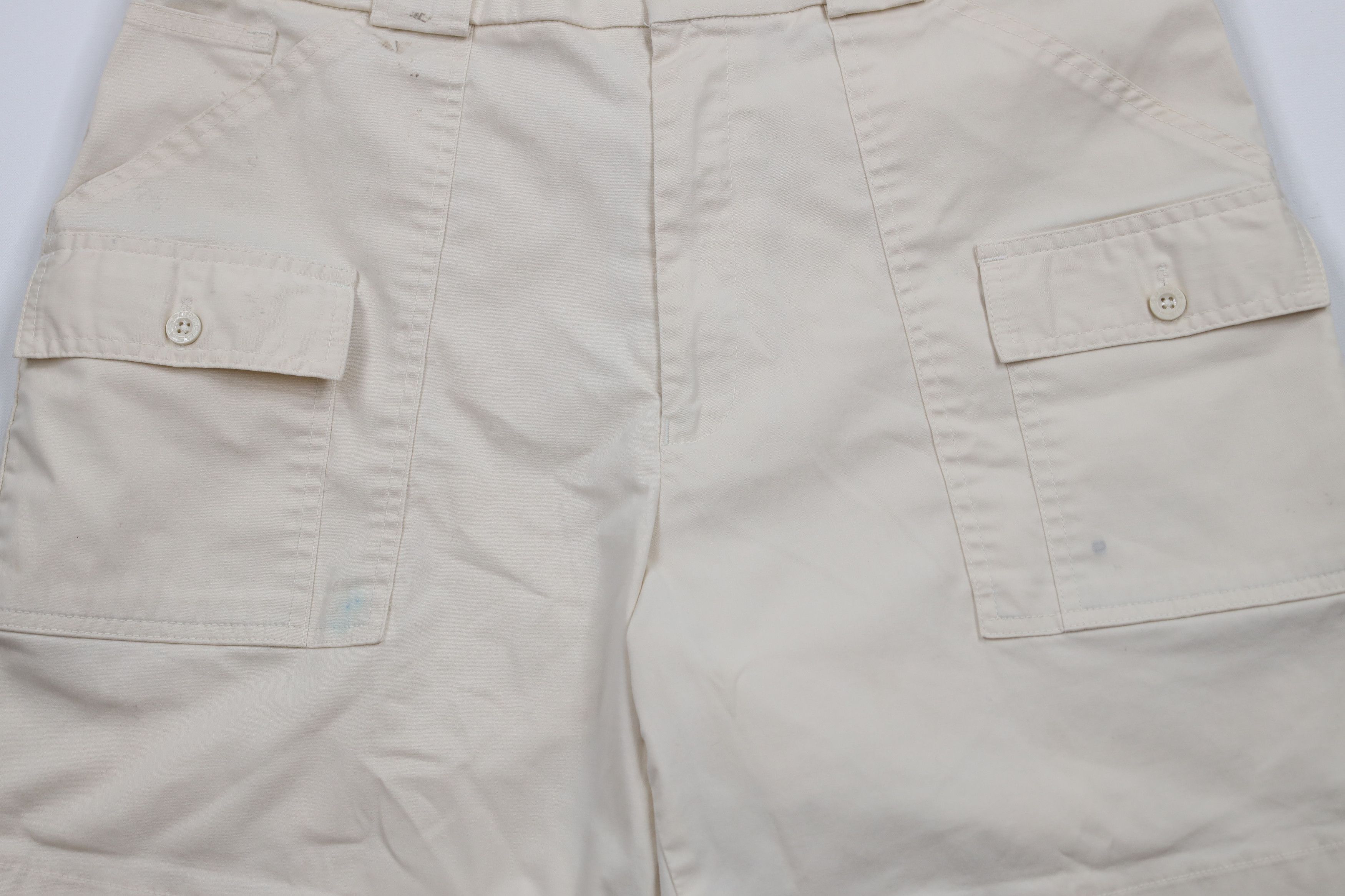 Vintage Vintage 90s Streetwear Above Knee Front Pocket Cargo Shorts Size US 34 / EU 50 - 3 Thumbnail