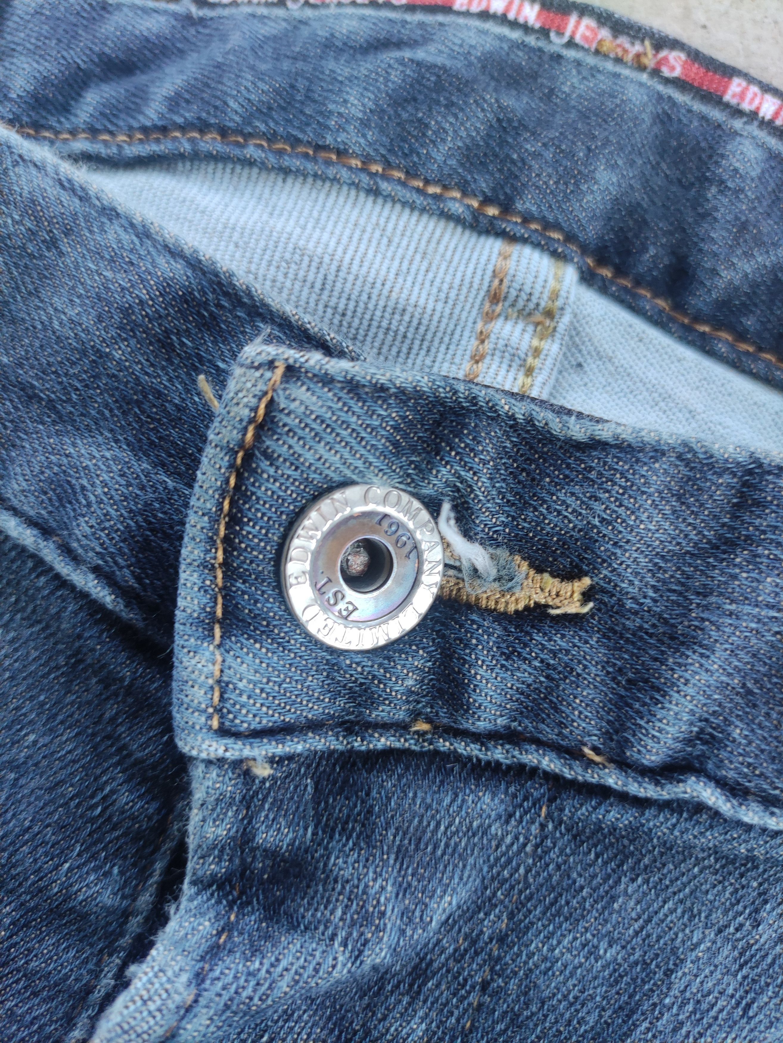 Japanese Brand Vintage Japanese Jean Distressed Faded Denim Pants Size US 34 / EU 50 - 5 Thumbnail
