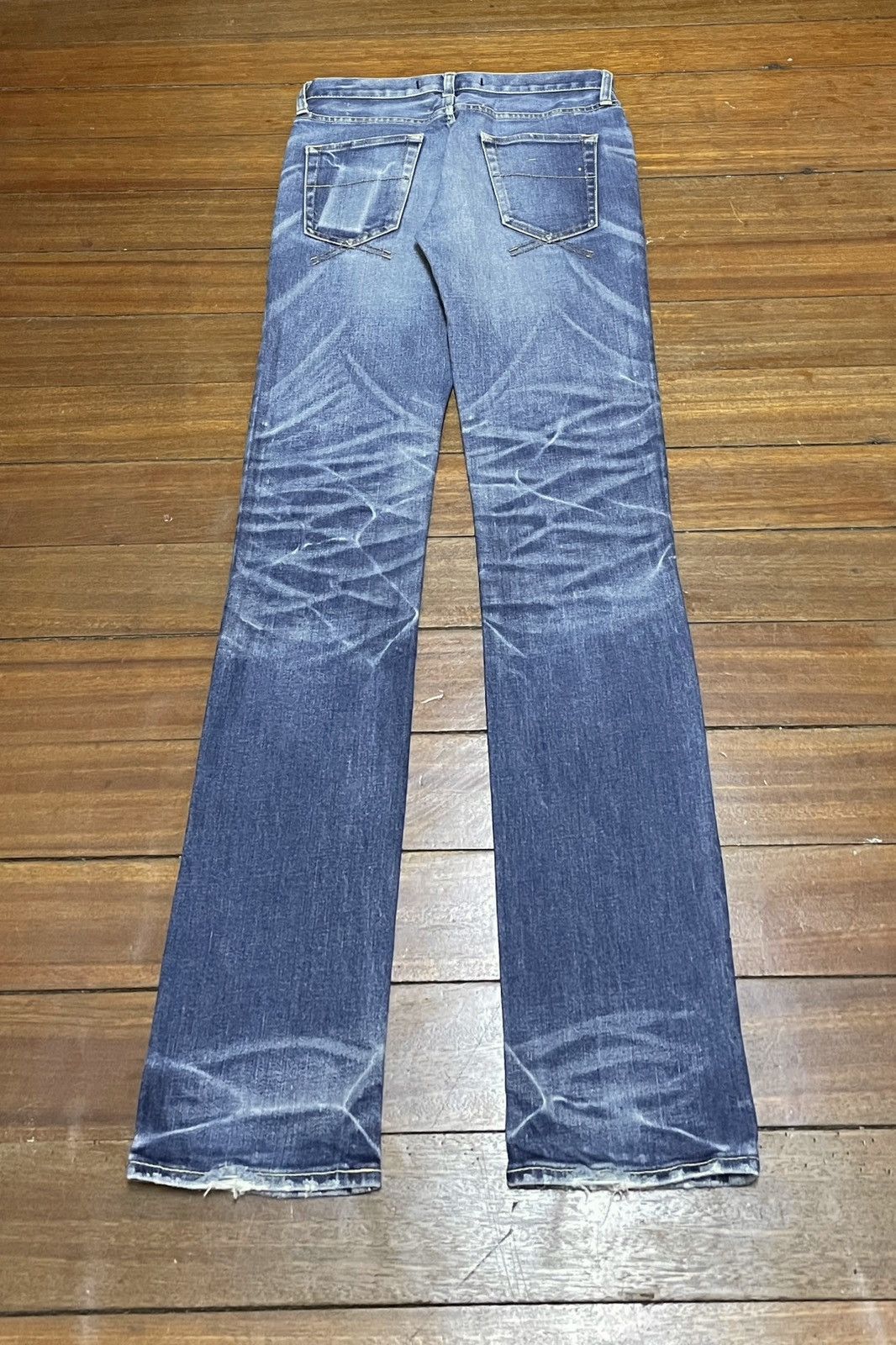 14th Addiction Very Rare Vintage Miharayasuhiro Distressed Jeans 2000s Size US 29 - 2 Thumbnail