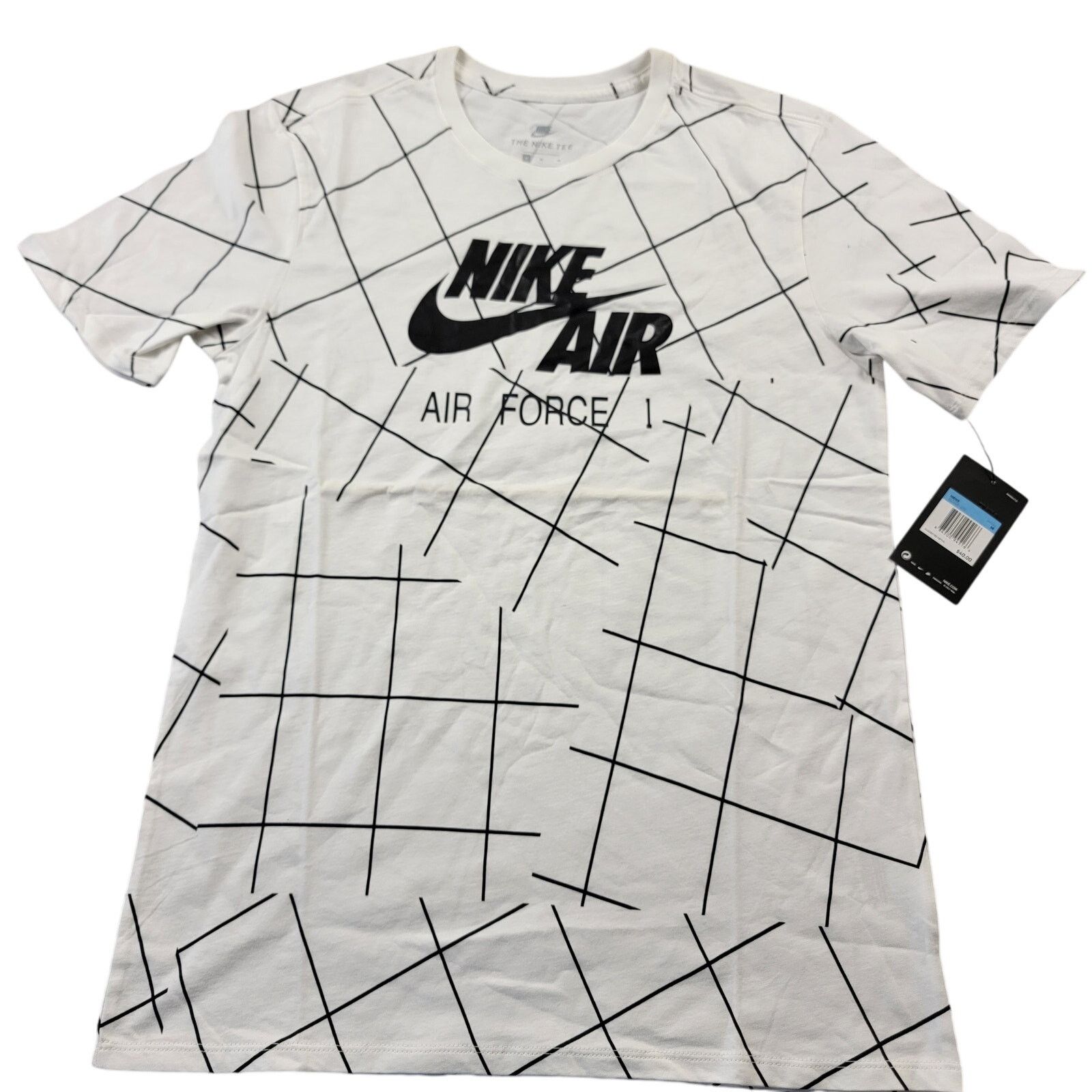 Nike Nike Air Force 1 Graphic Tee Mens Medium White NWT 445 Size US M / EU 48-50 / 2 - 1 Thumbnail