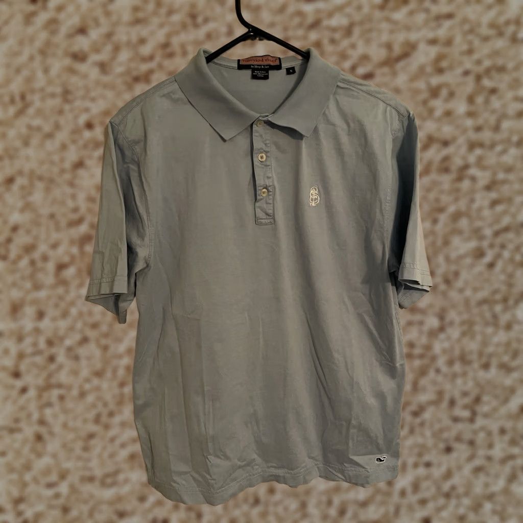 Vineyard Vines Vineyard Vines Golf Polo Shirt Men's S Light Blue Cotton Size US S / EU 44-46 / 1 - 1 Thumbnail