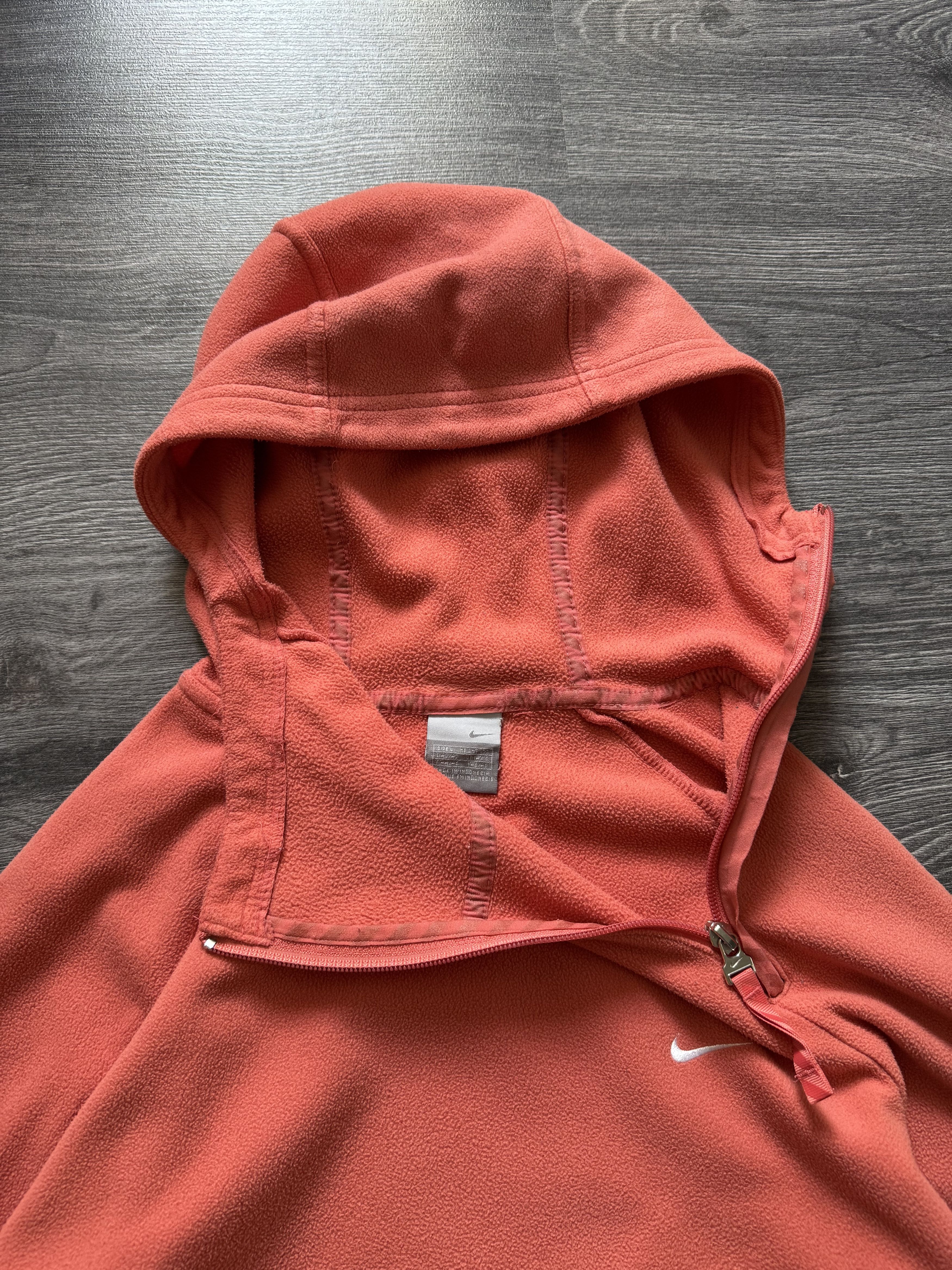 Nike Vintage Y2K Nike Ninja Fleece Zip Hoodie Jacket rare Size L / US 10 / IT 46 - 7 Thumbnail